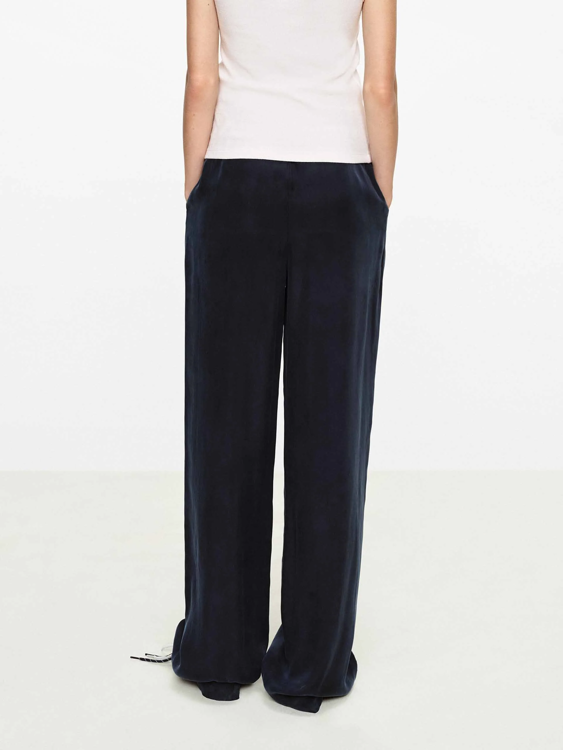 Elastic Waist Straight Leg Pants - Image 11