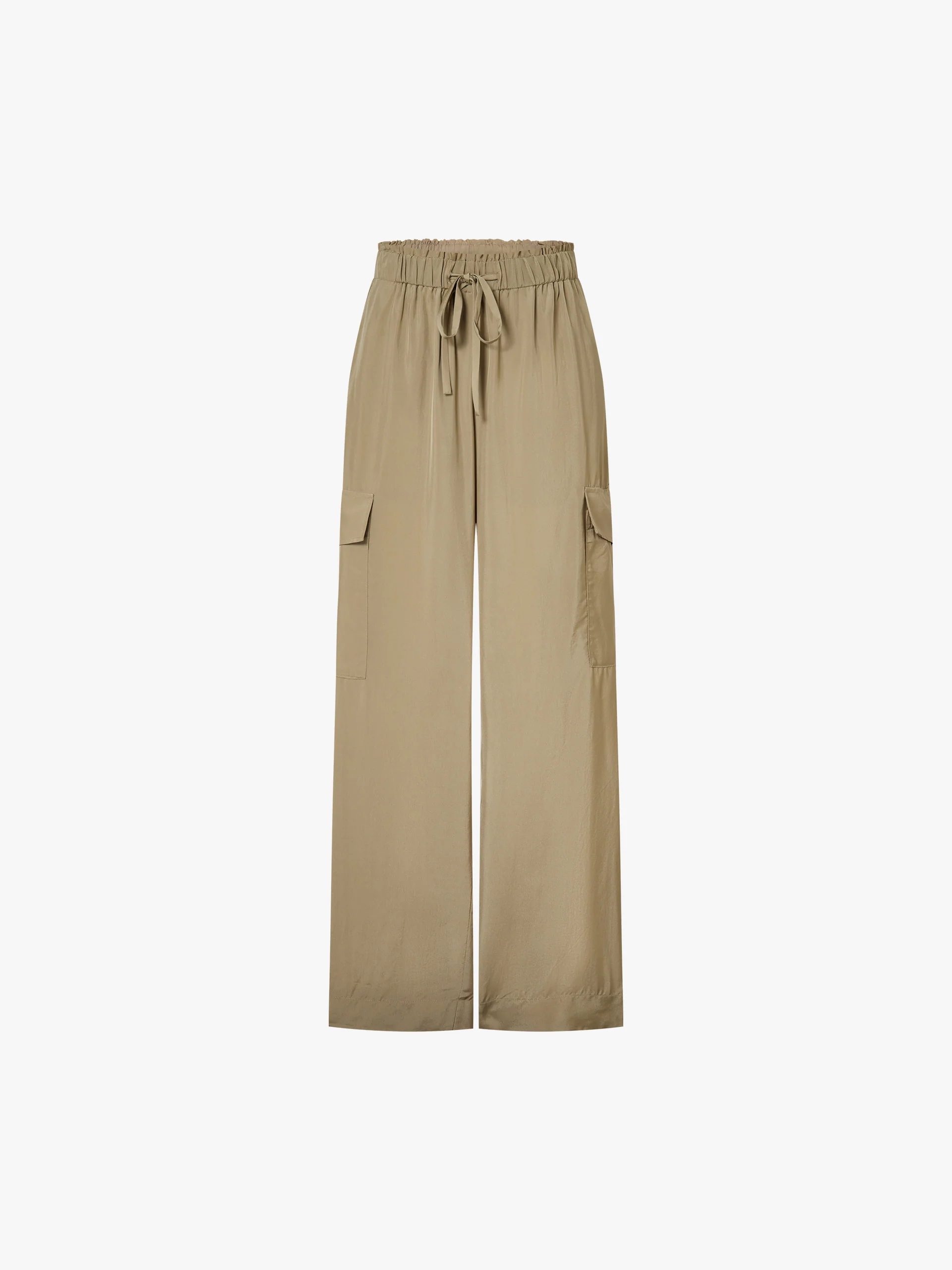 Elastic Waistband Cargo Pants - Image 5