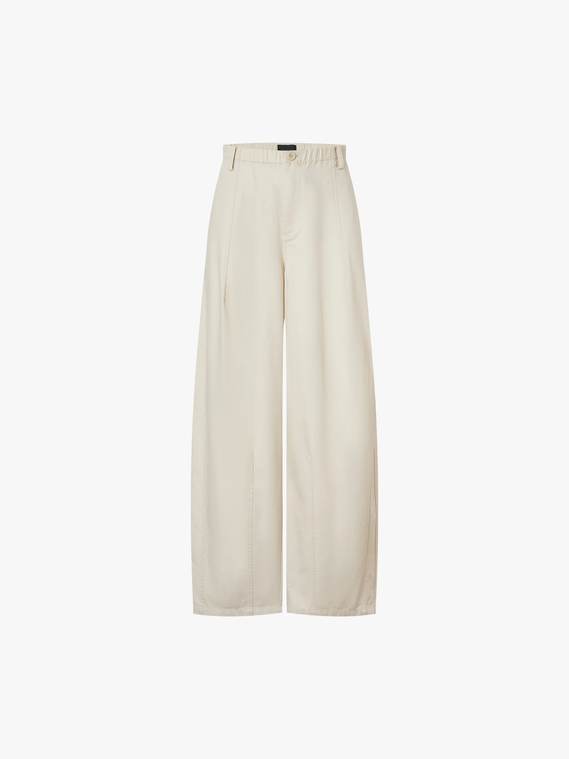 Elastic Waistband Cotton Pants - Image 5