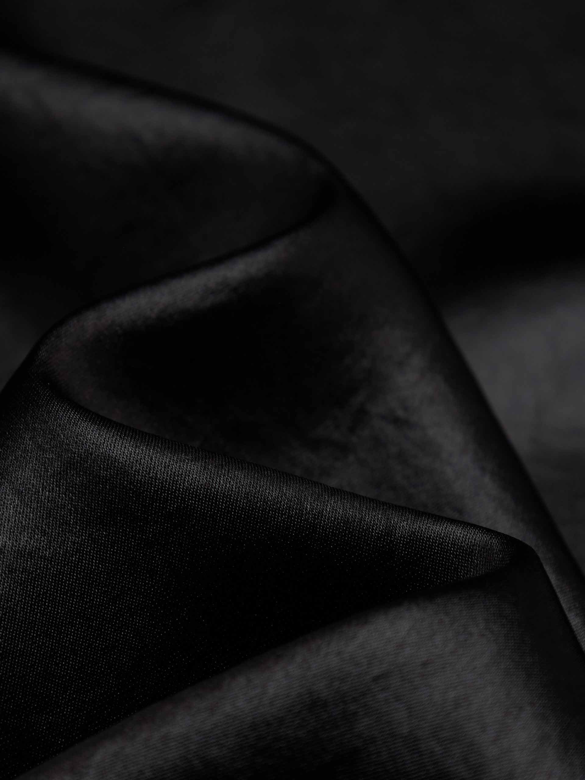 Elastic Waistband Satin Pants - Image 4