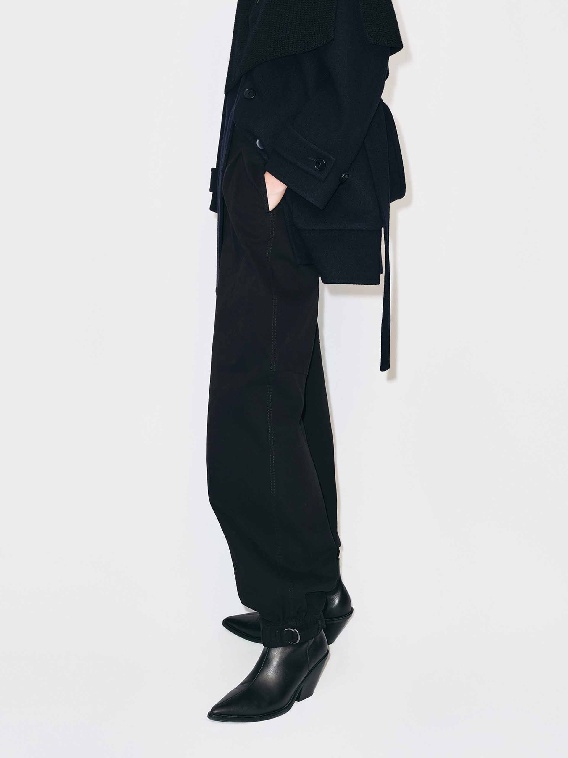 Elasticated Hem Cotton Pants - Image 7