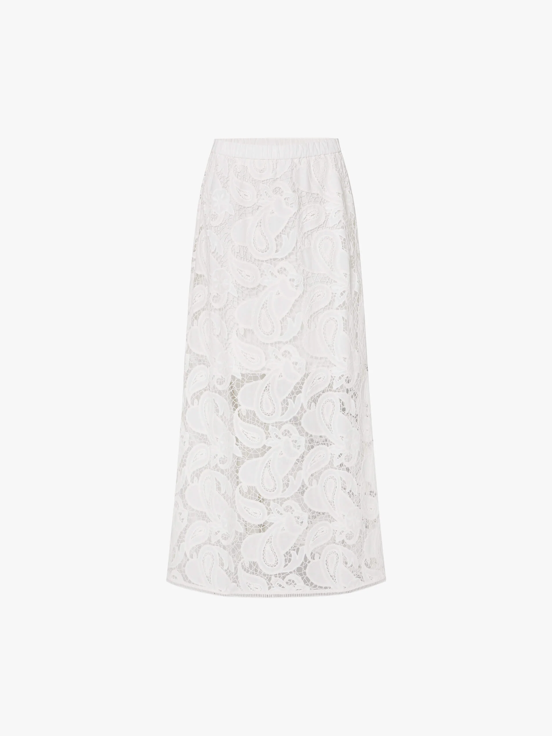 Elasticated Waist Lace Skirt - Image 5