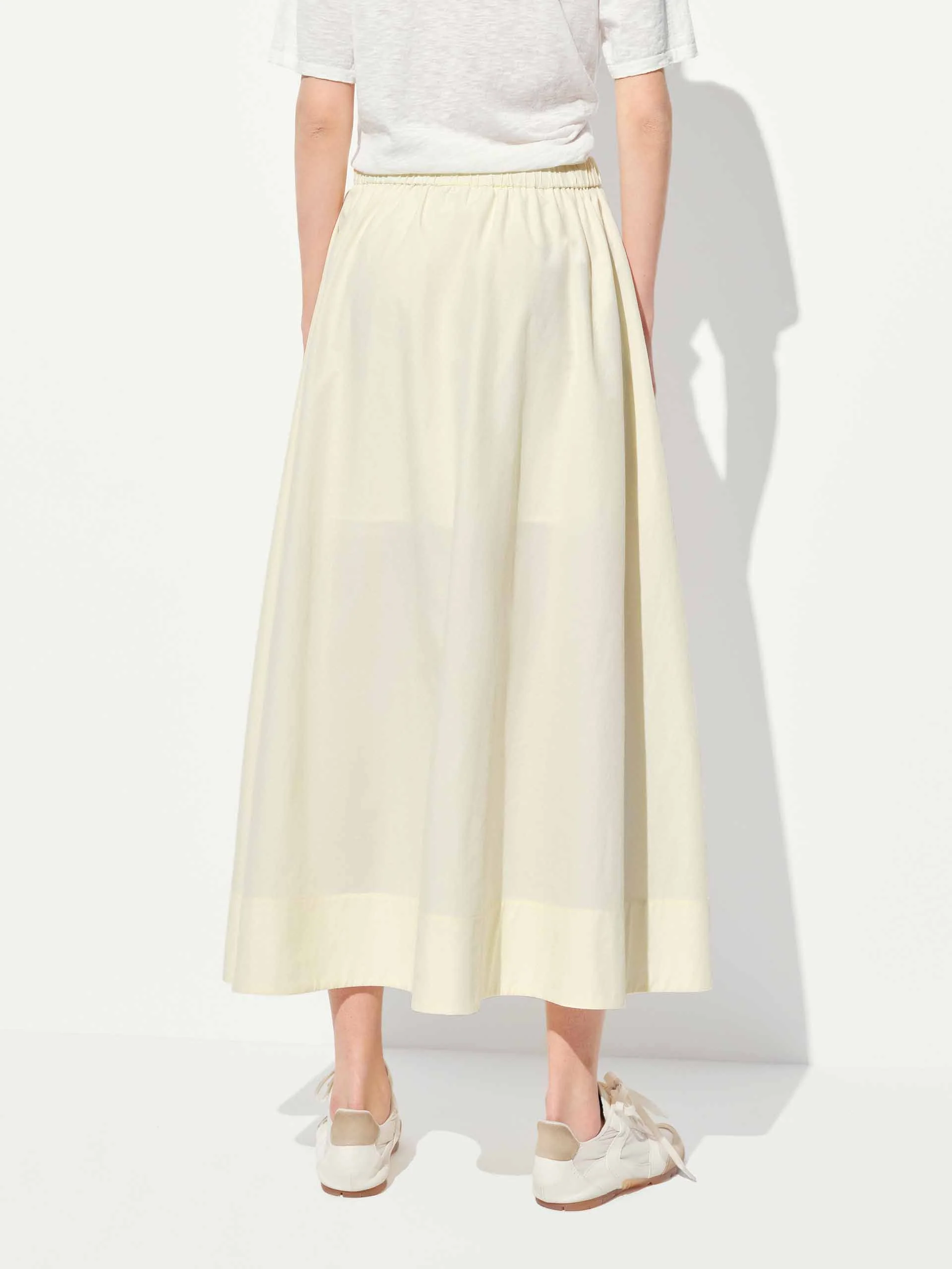 Elasticated Waistband Midi Skirt - Image 6