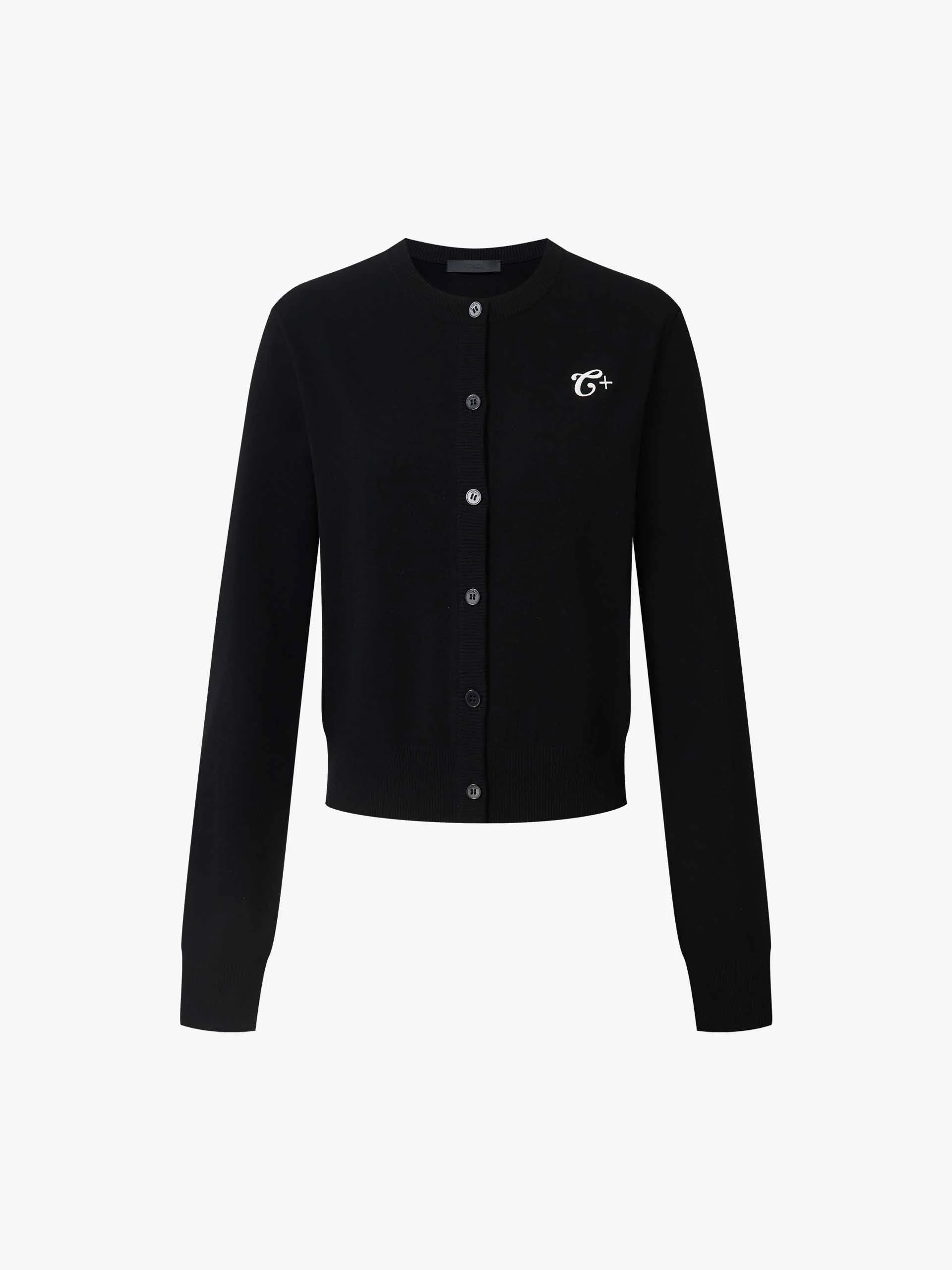 Embroidered Logo Short Cardigan - Image 5