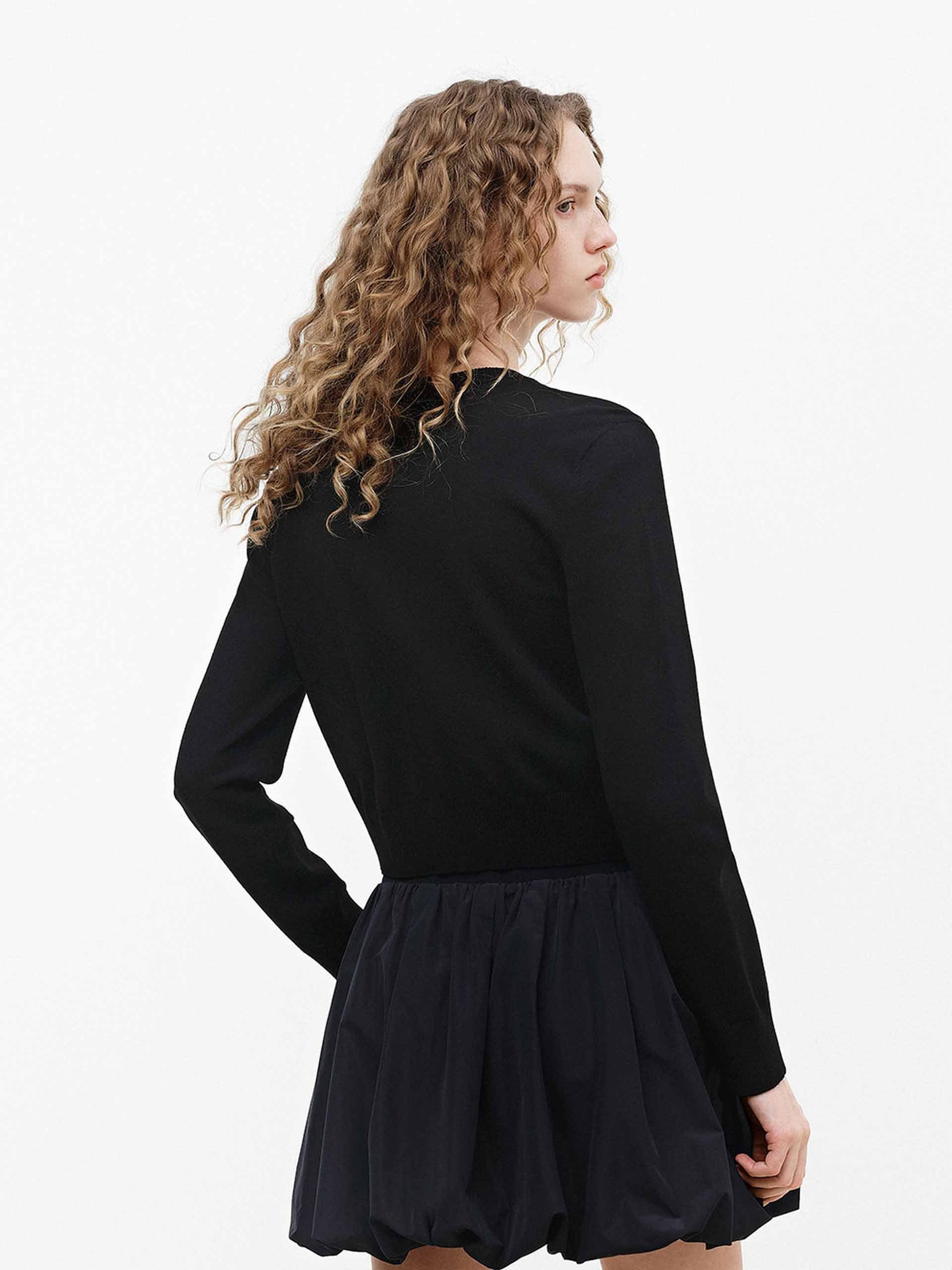 Embroidered Logo Short Cardigan - Image 6