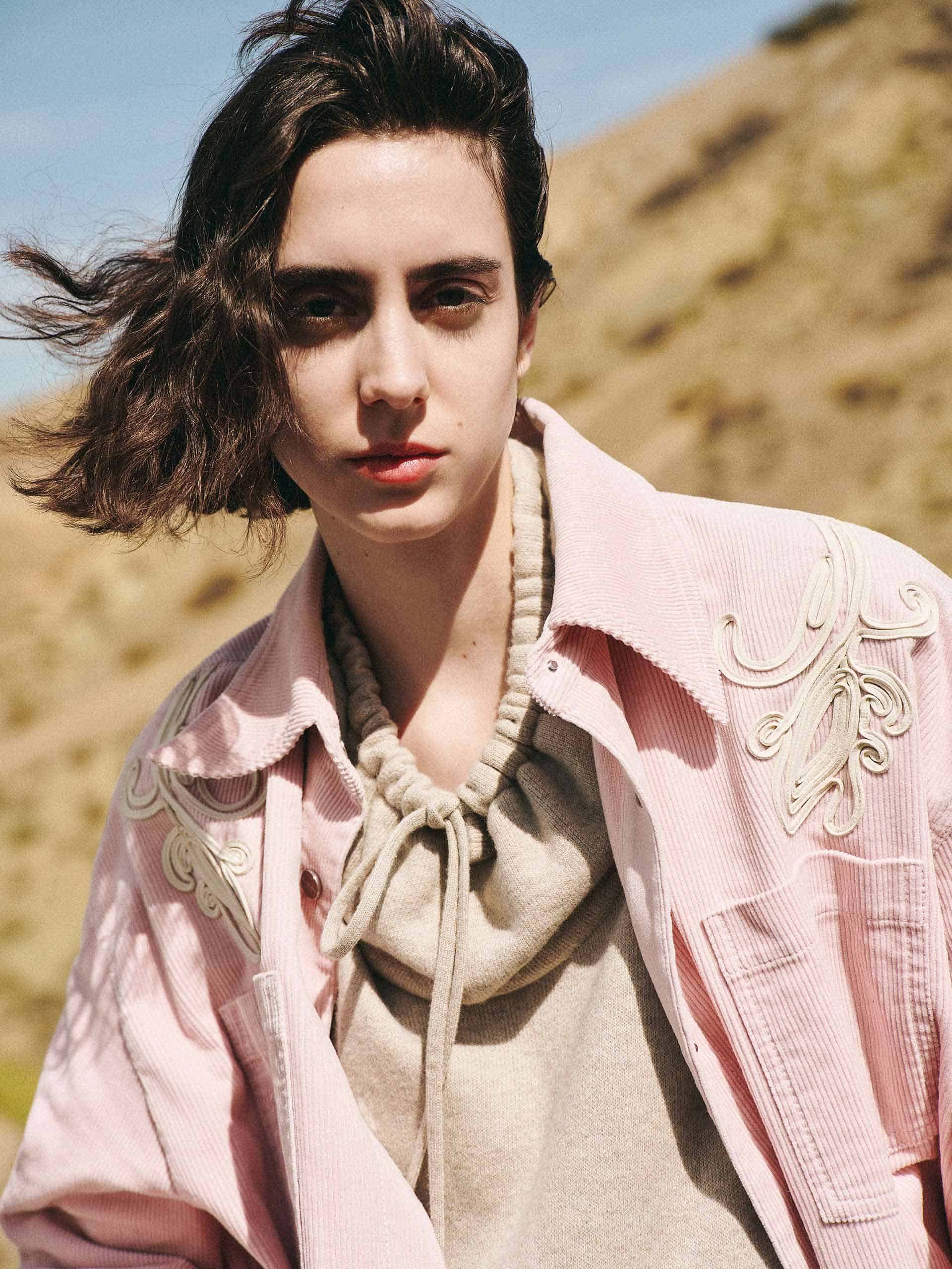 Embroidery Detail Corduroy Shirt - Image 15