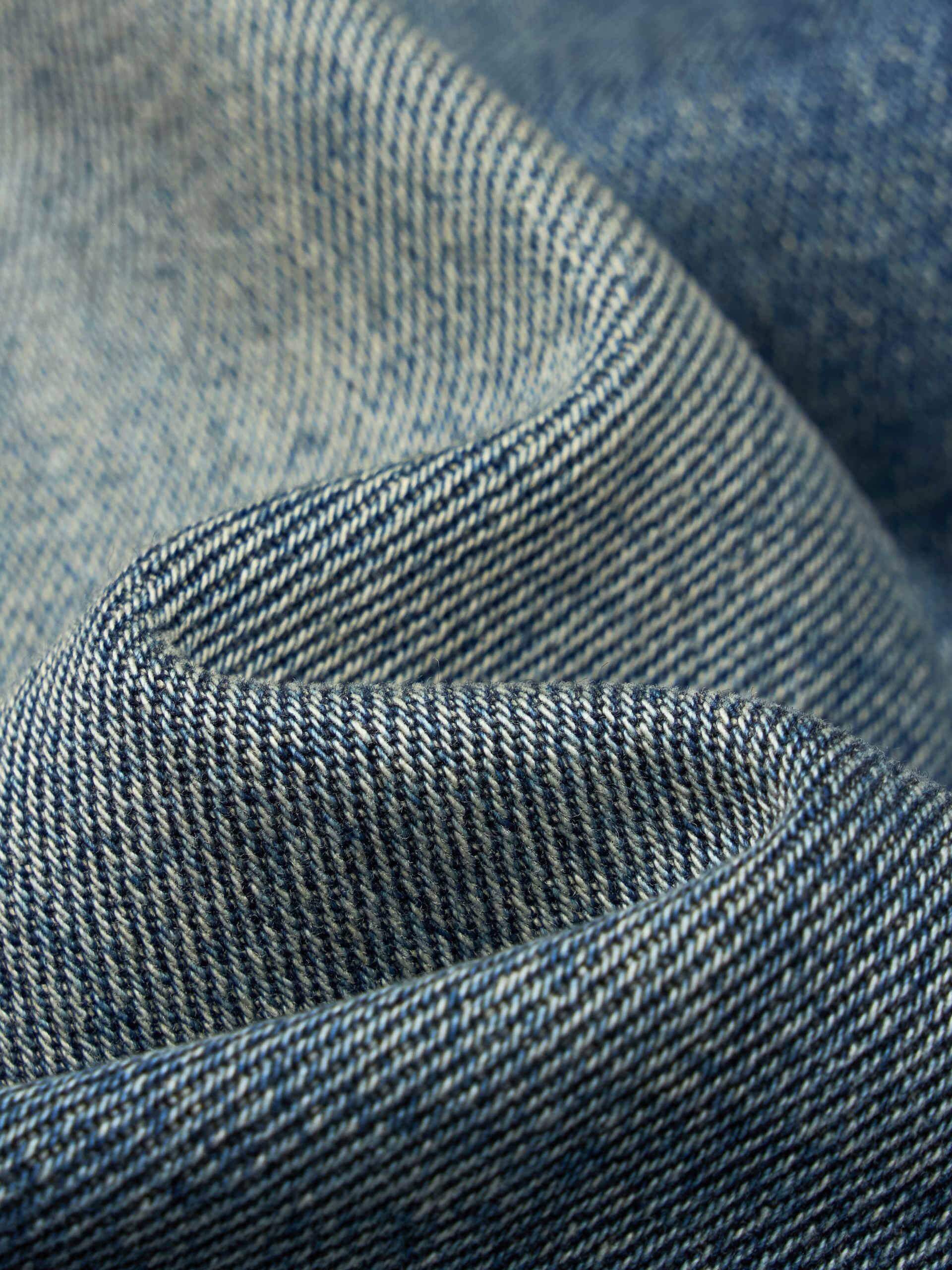 Faded Blue Flared Jeans - Image 4