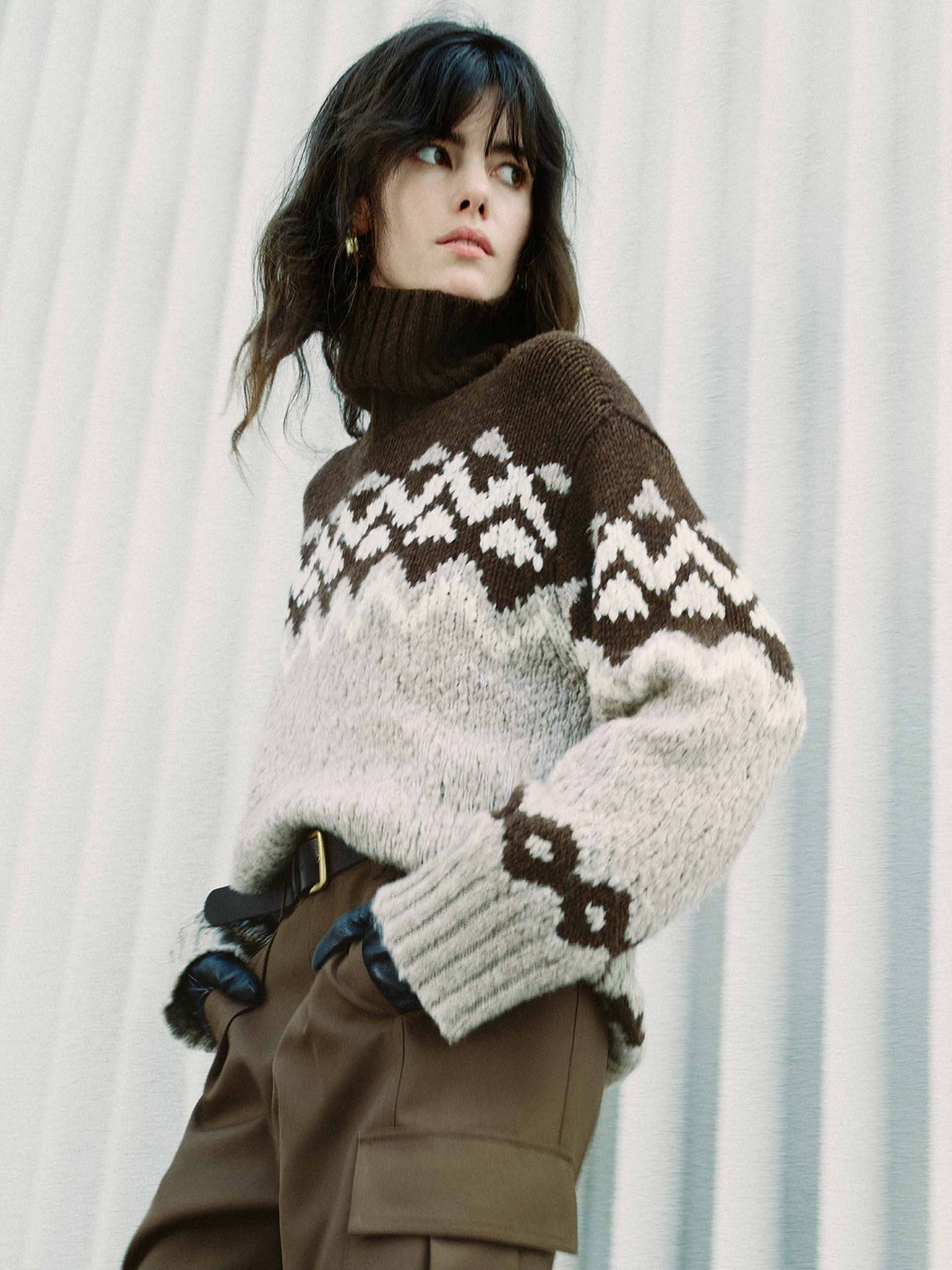 Fair Isle Turtleneck Sweater - Image 6