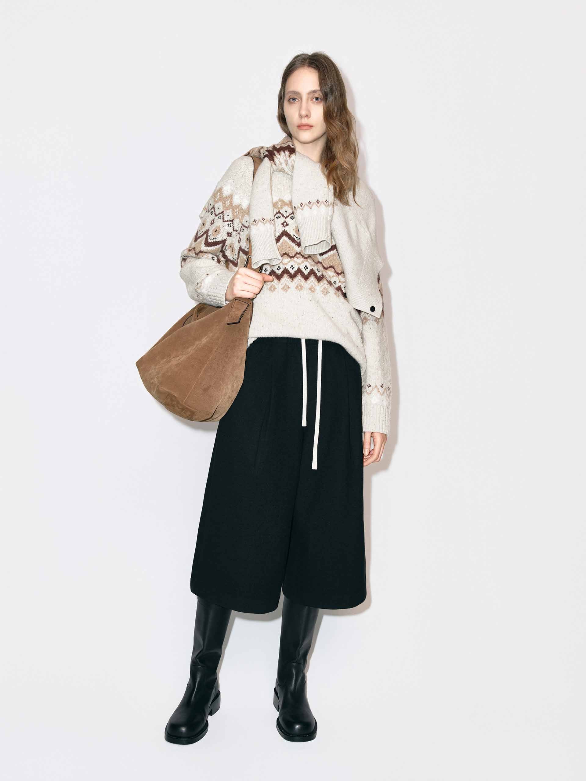 Fair Isle Wool Blend Sweater - Image 2