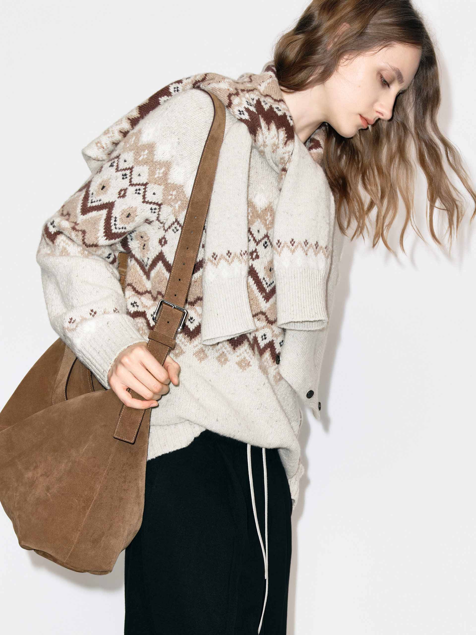 Fair Isle Wool Blend Sweater - Image 7