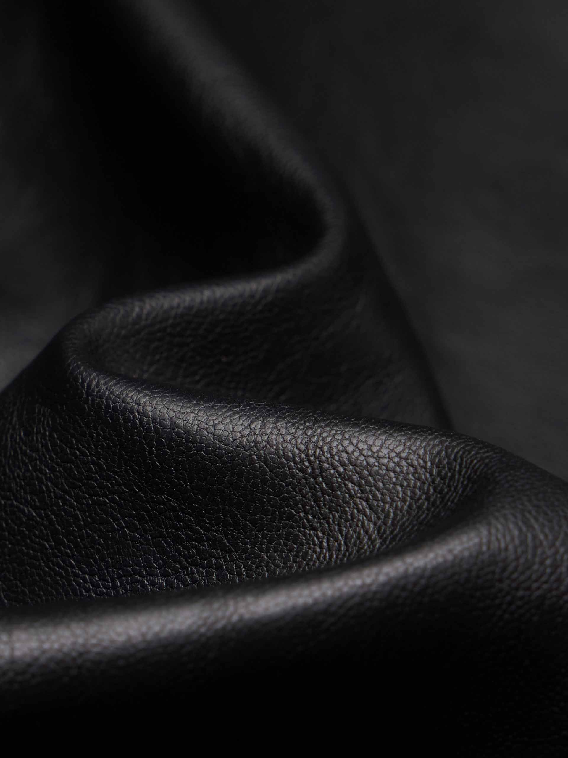 Faux Leather Black Blazer - Image 4