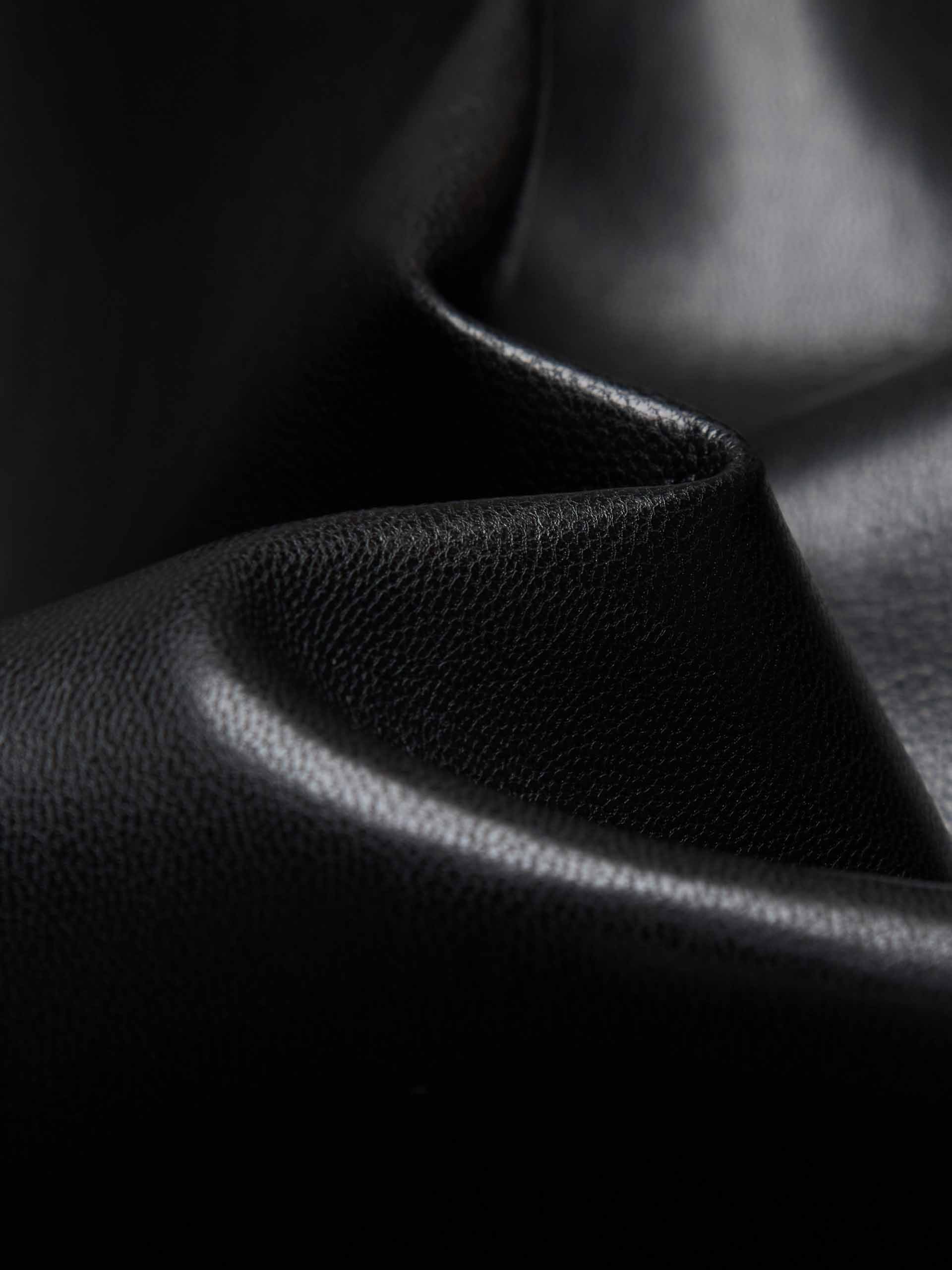 Faux Leather Loose Coat - Image 3