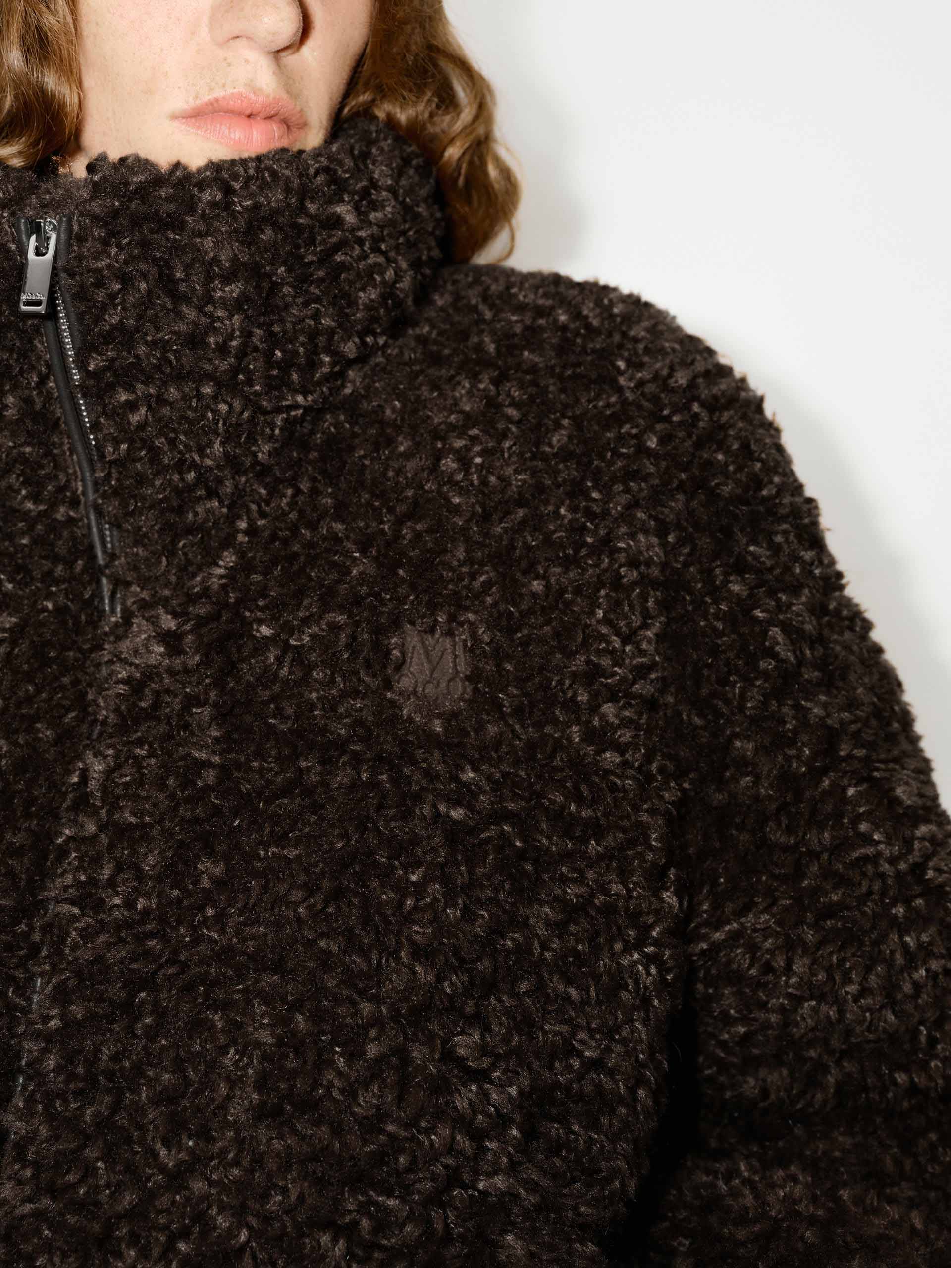 Faux Shearling Quilted Jacket - Image 3