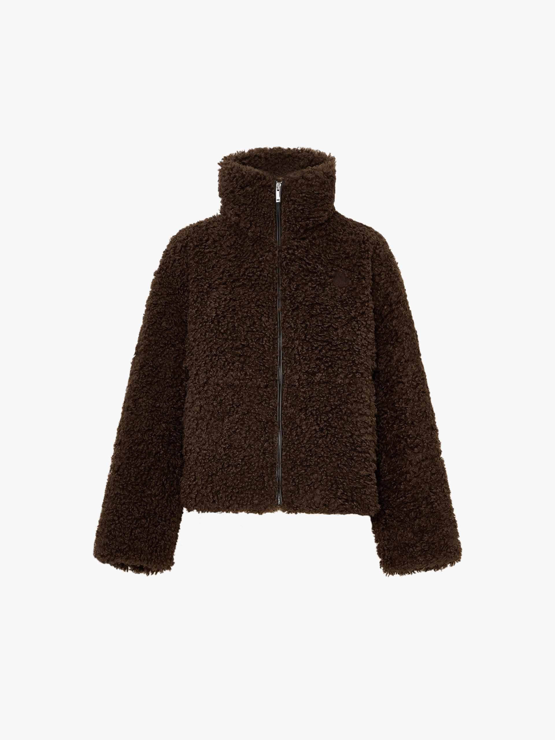 Faux Shearling Quilted Jacket - Image 5