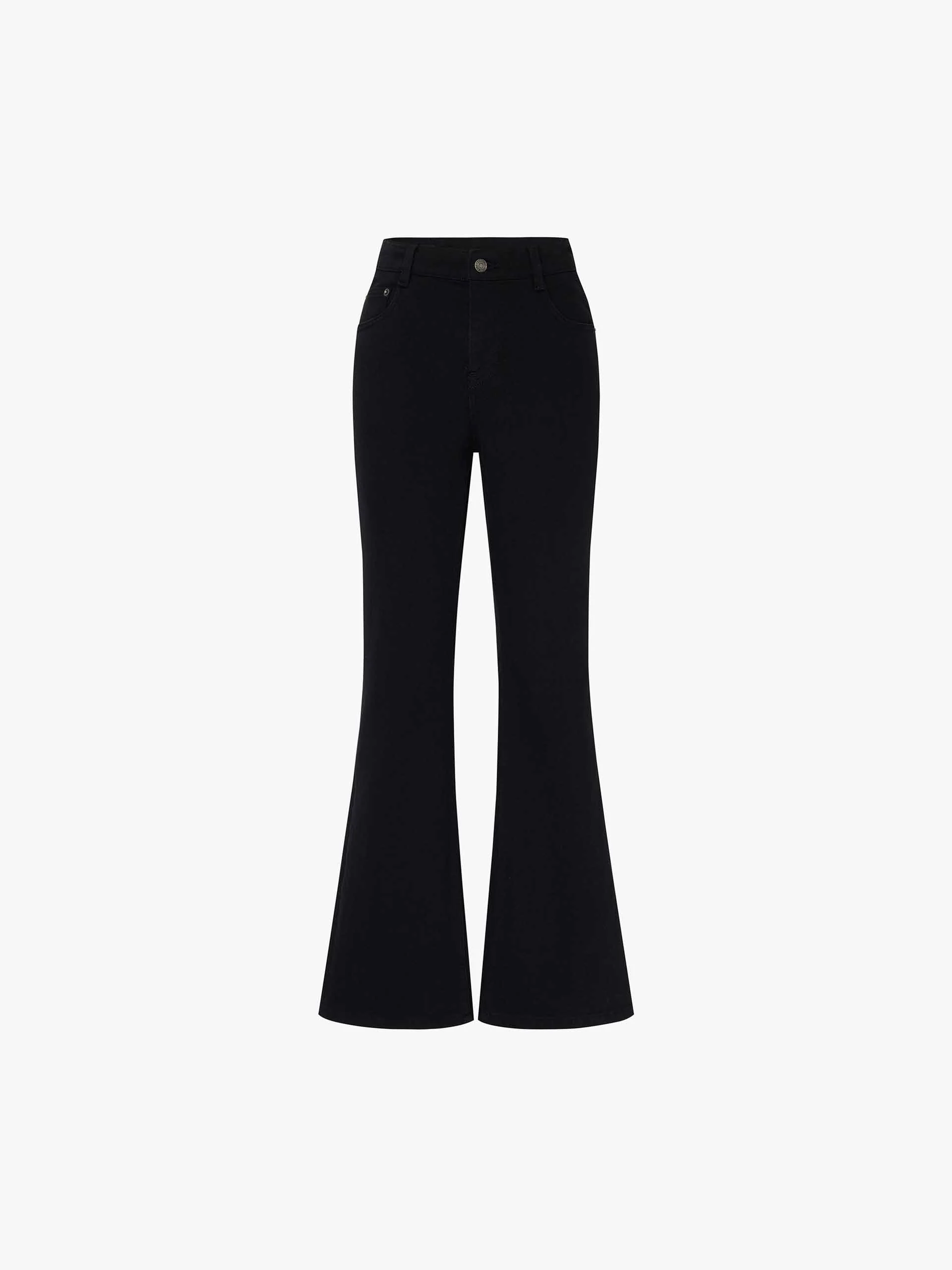 Fitted Flared Jeans - Image 5