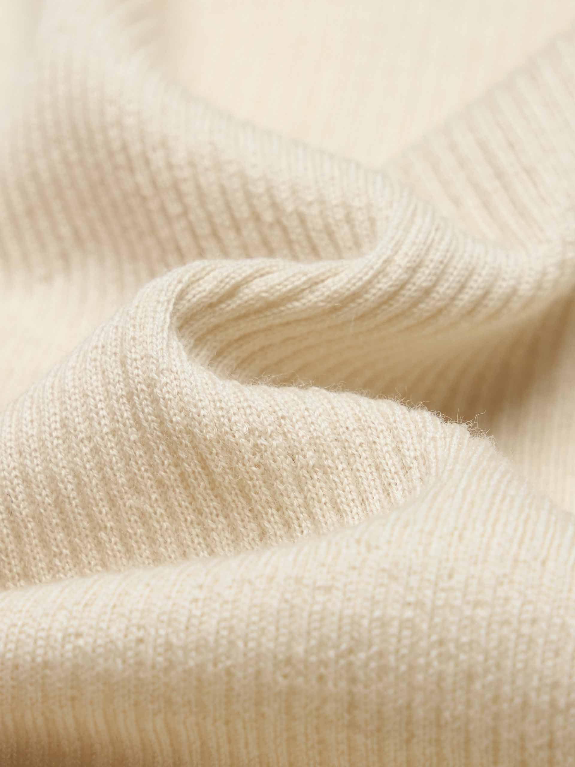 Fitted Layered Wool Cardigan - Image 4