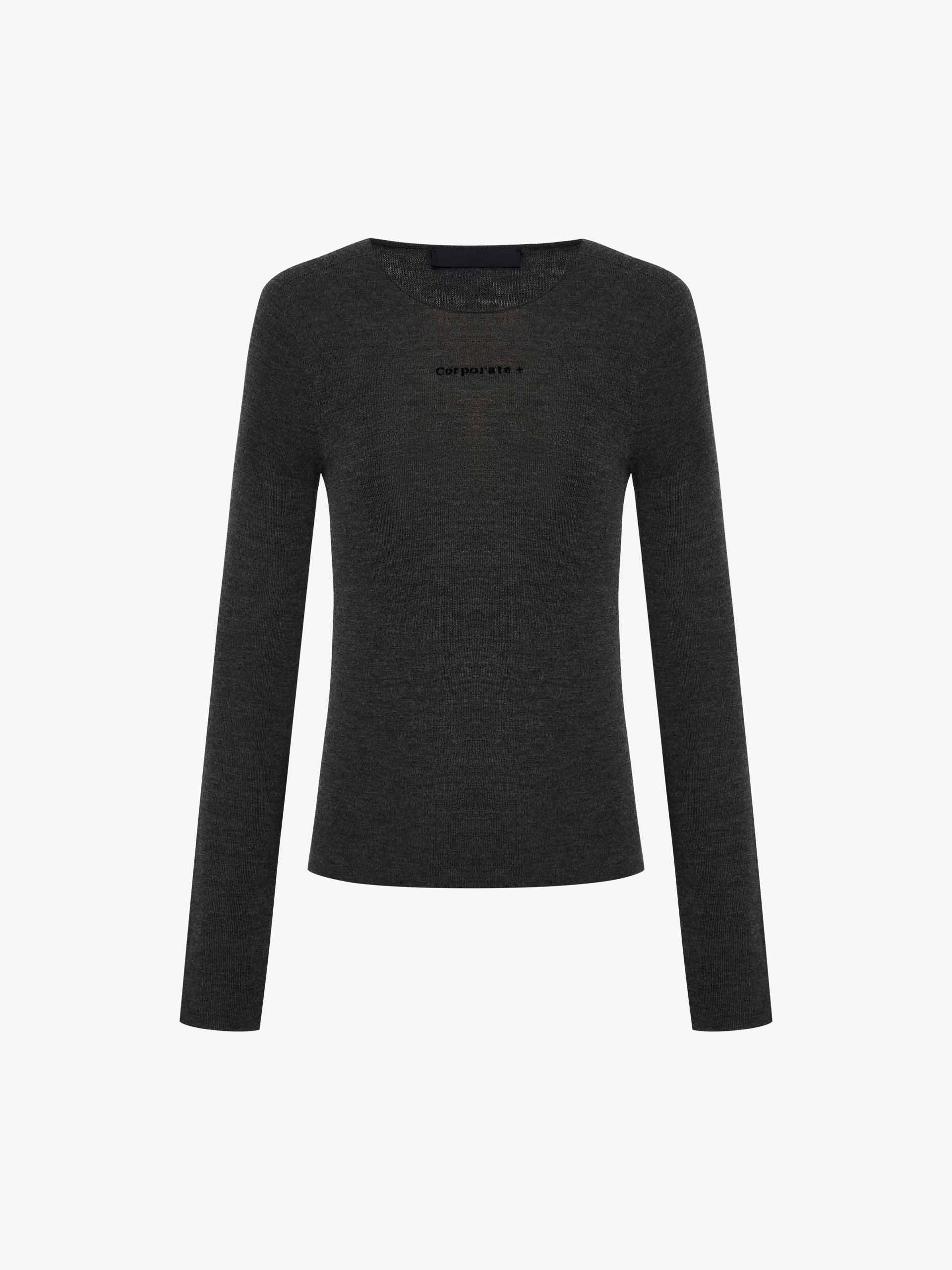 Fitted Merino Wool Sweater - Image 5
