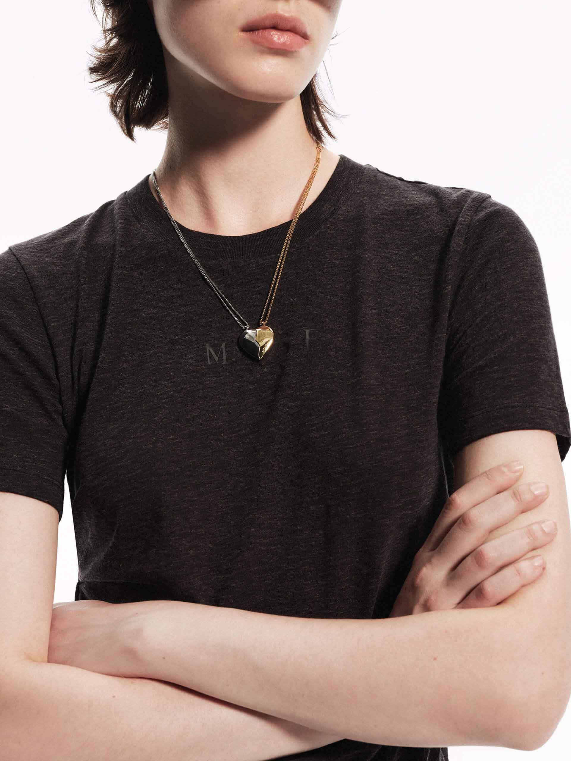 Fitted Side Pleated T-shirt - Image 2