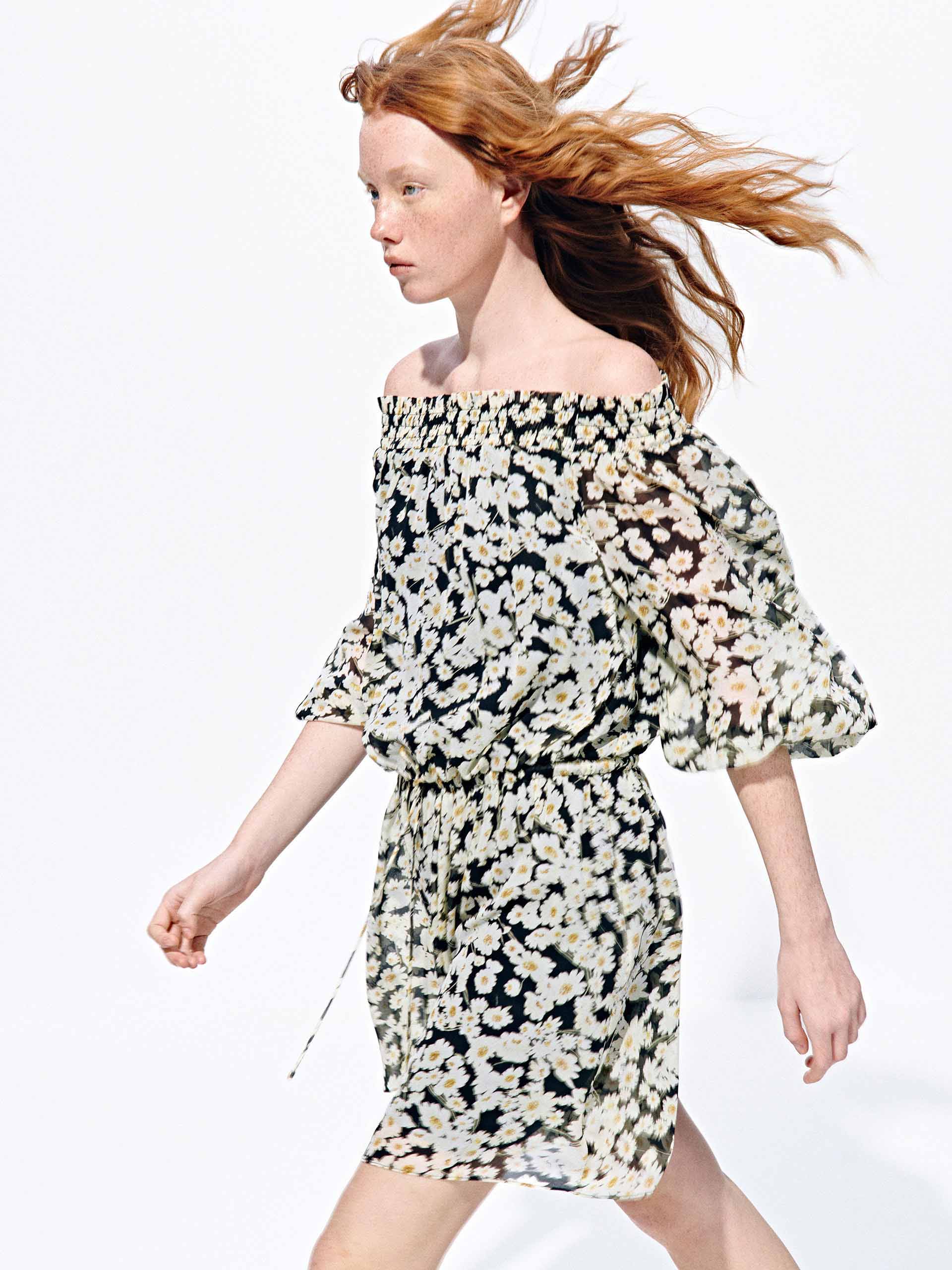 Floral Off-Shoulder Mini Dress - Image 8