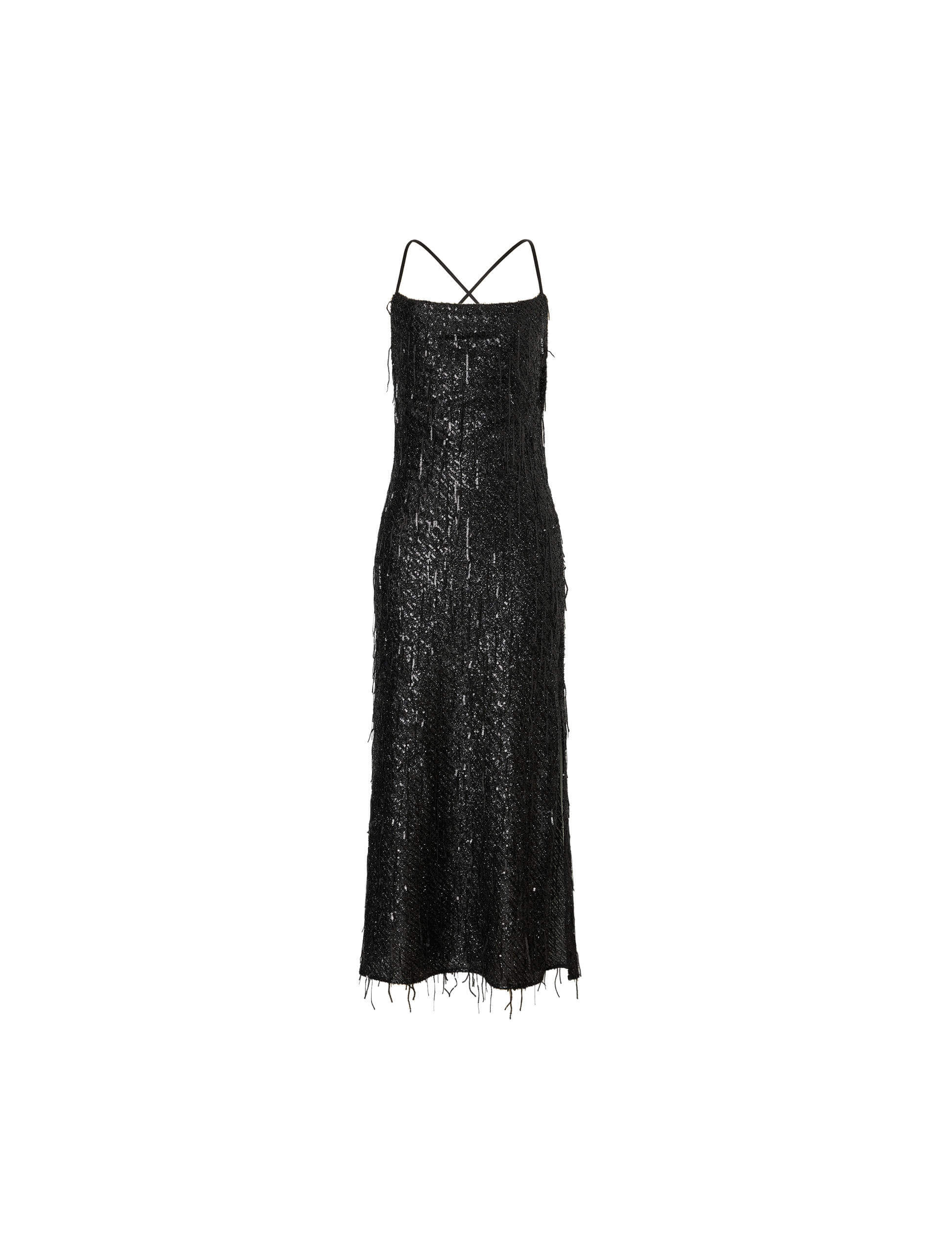 Fringed Detail Maxi Cami Dress - Image 5