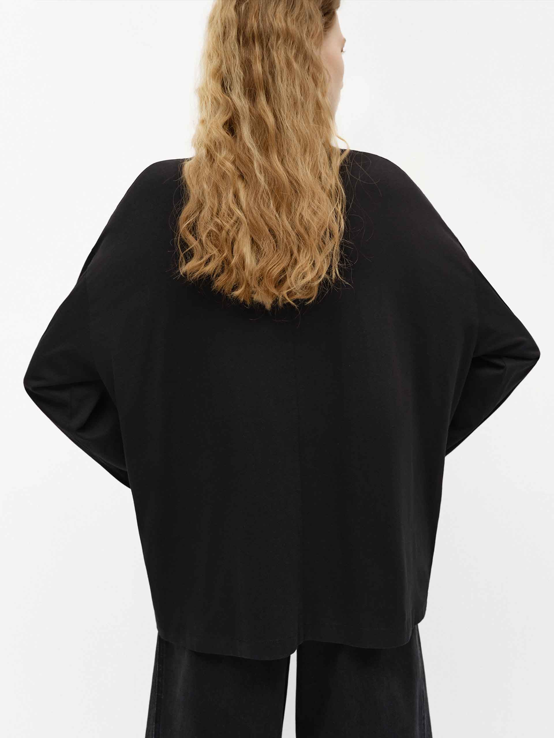 Front Embroidery Loose T-shirts - Image 7
