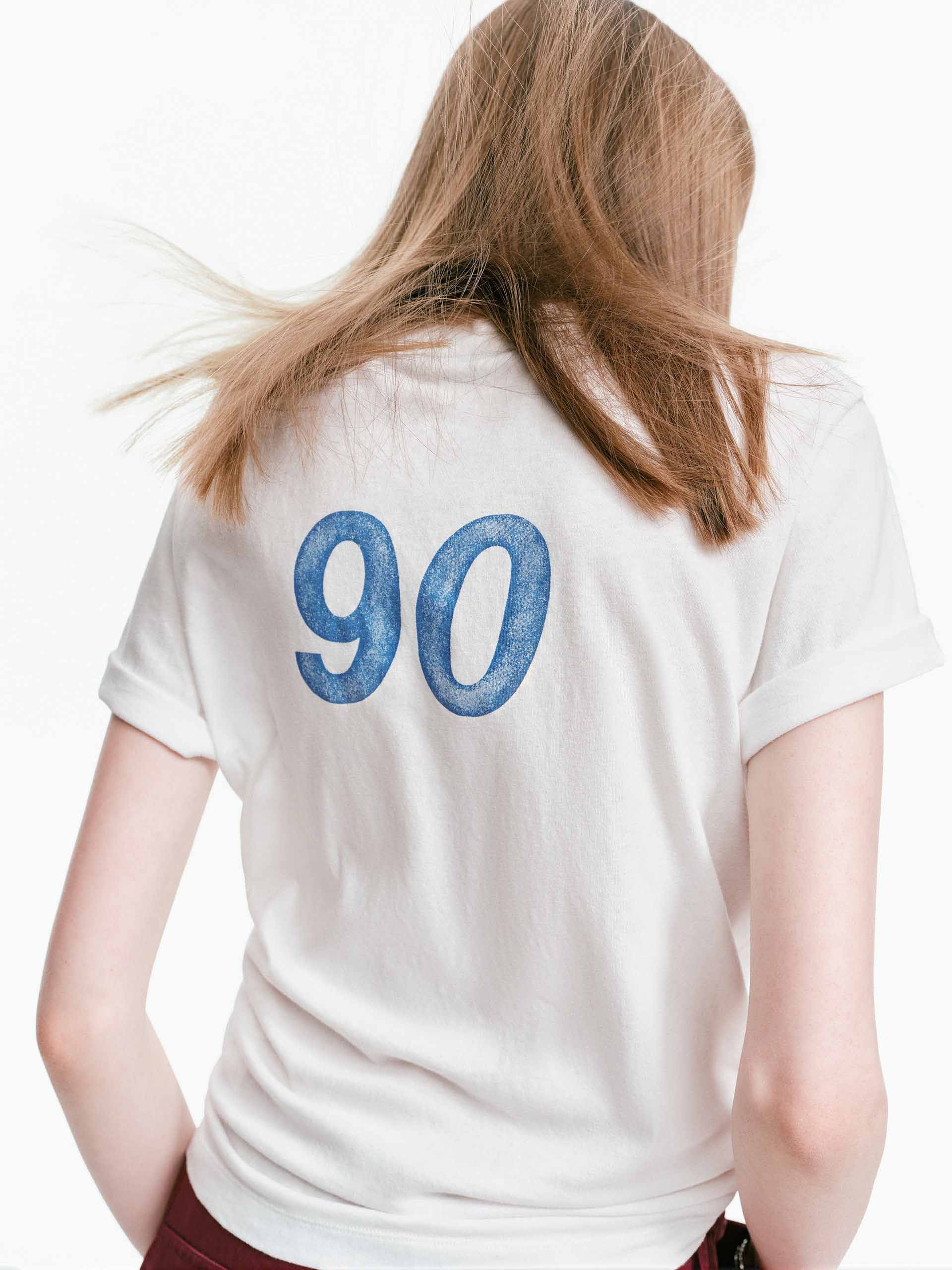 Front Letter Cotton T-shirt - Image 8