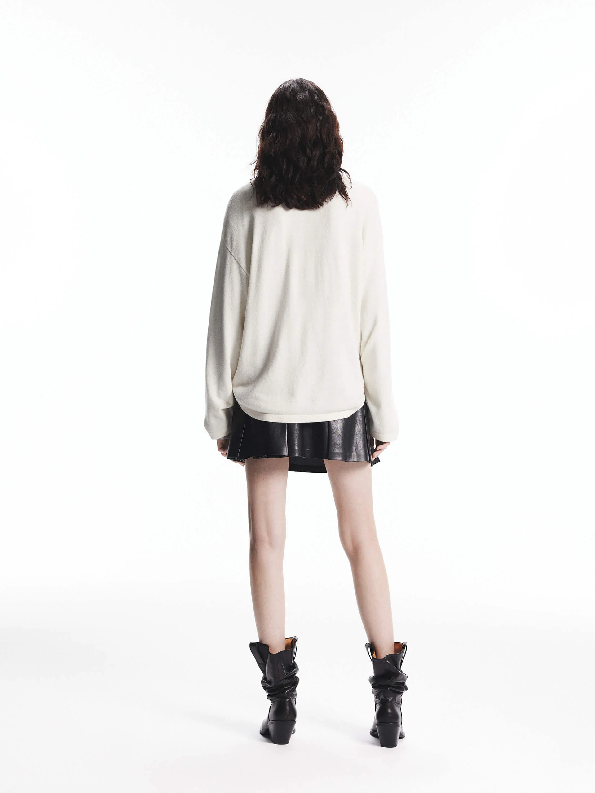 Front Letter Loose Sweater - Image 6