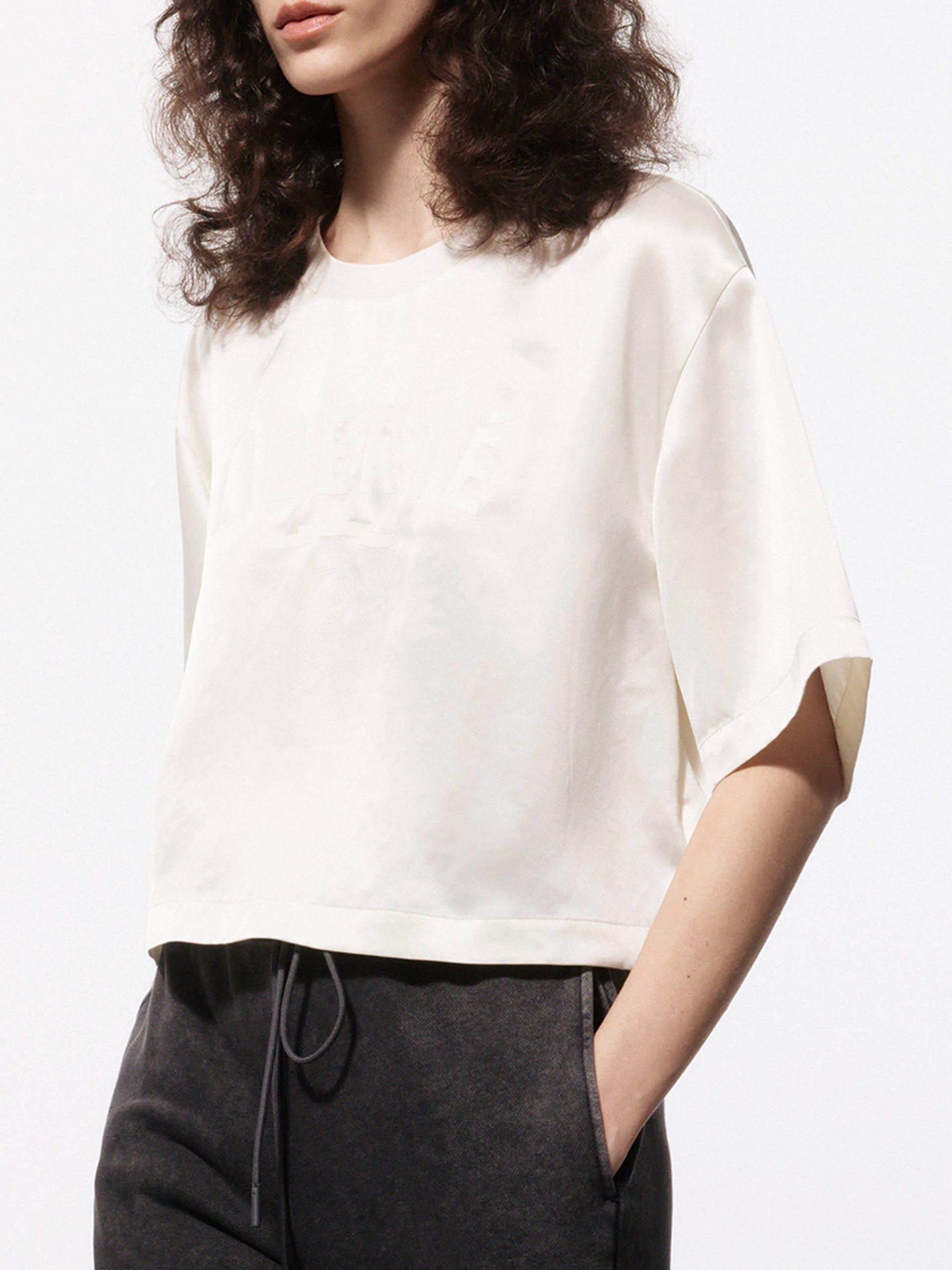 Front Letter Loose T-shirt - Image 16