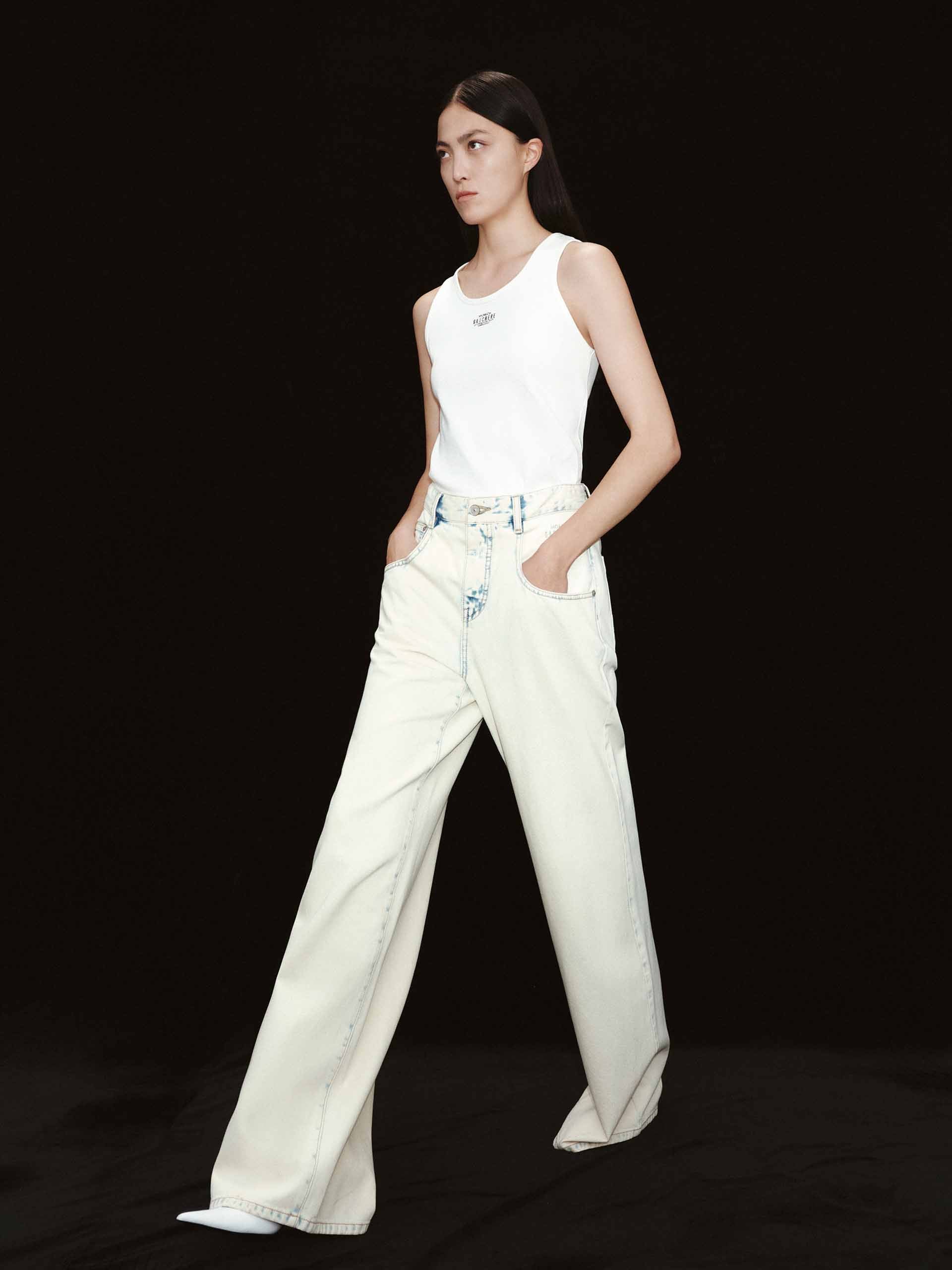 Front Letter Ribbed Tank - Image 10