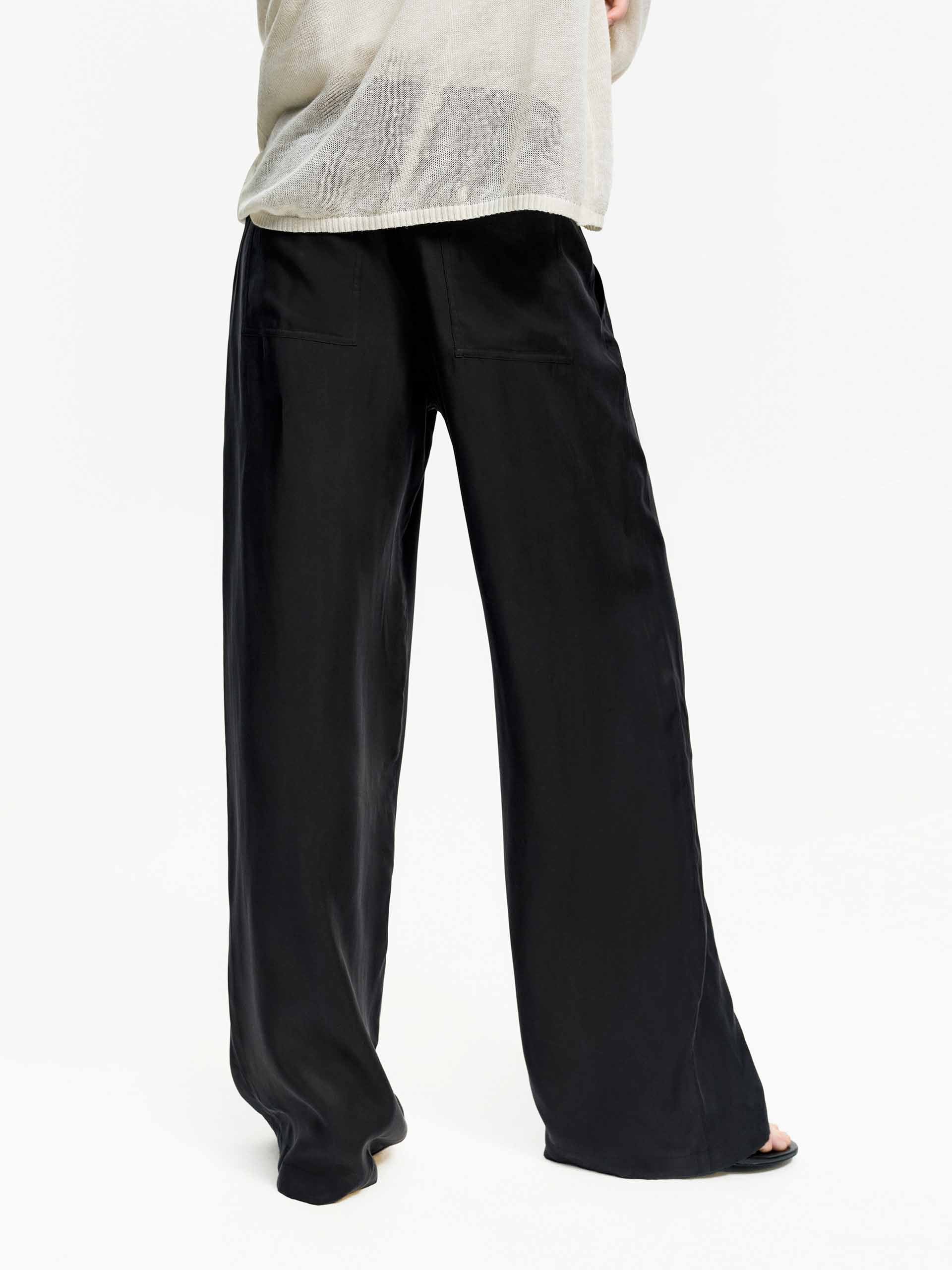 Front Pleated Straight Pants - Image 3