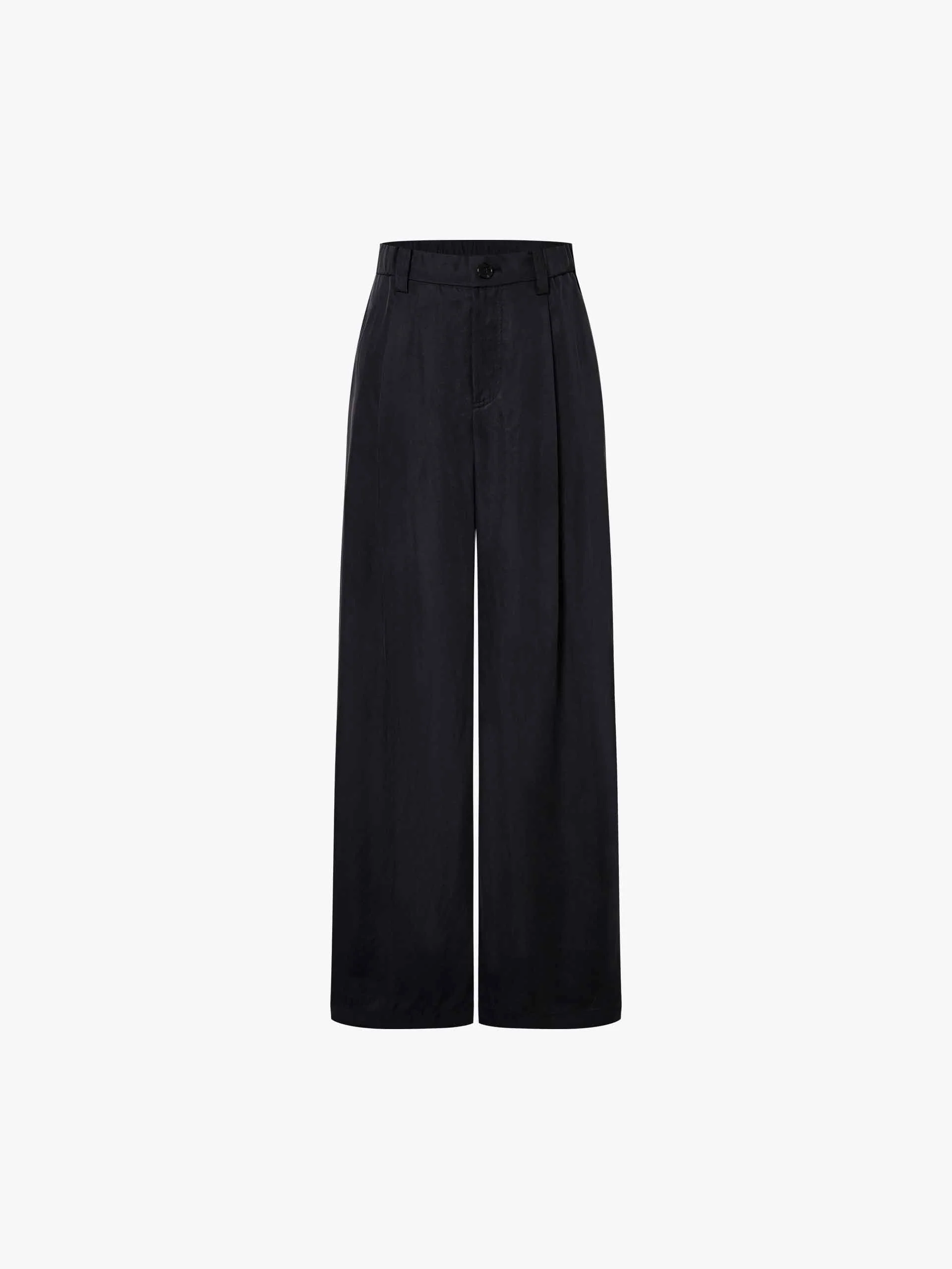 Front Pleated Straight Pants - Image 5