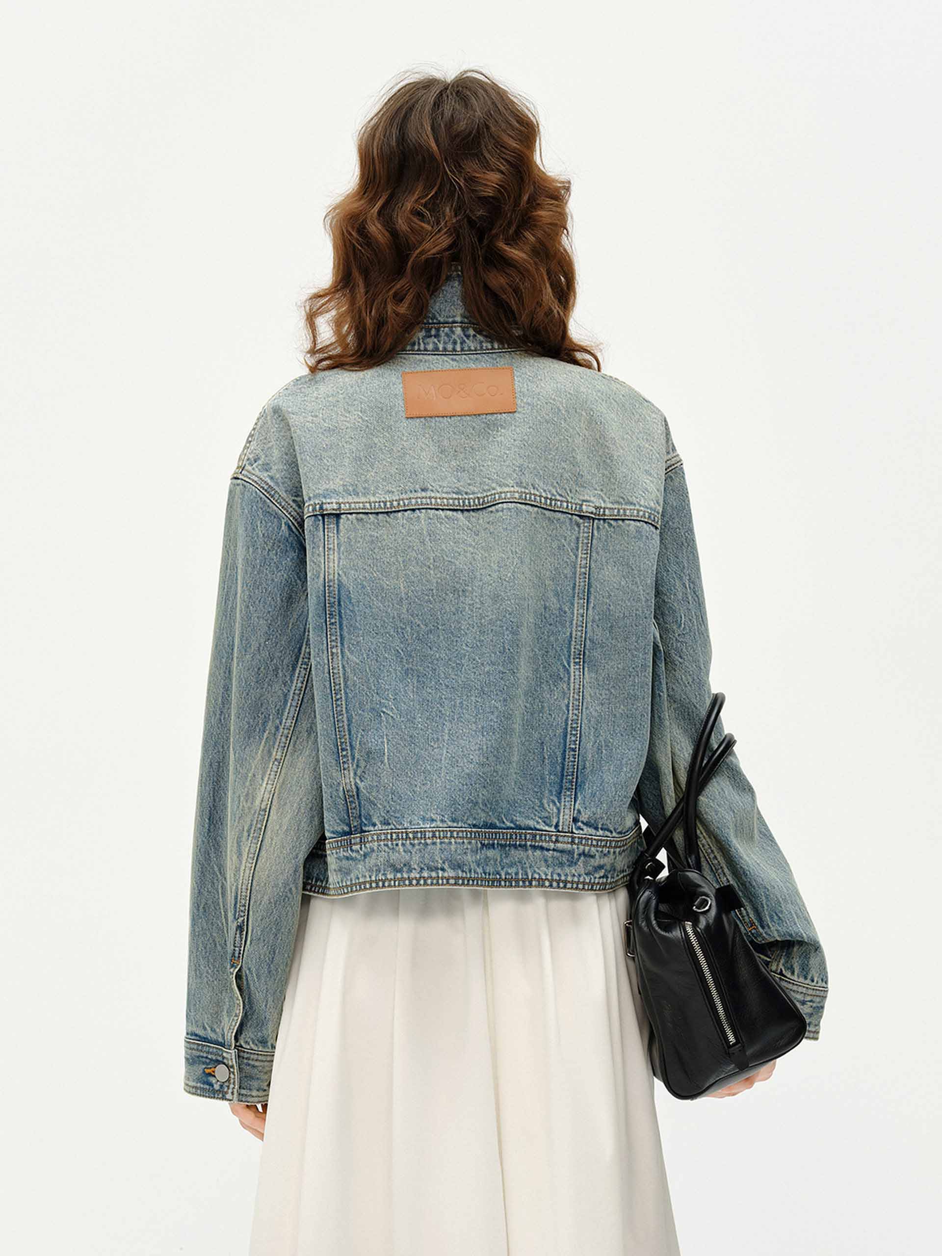 Front Pocket Denim Jacket - Image 3