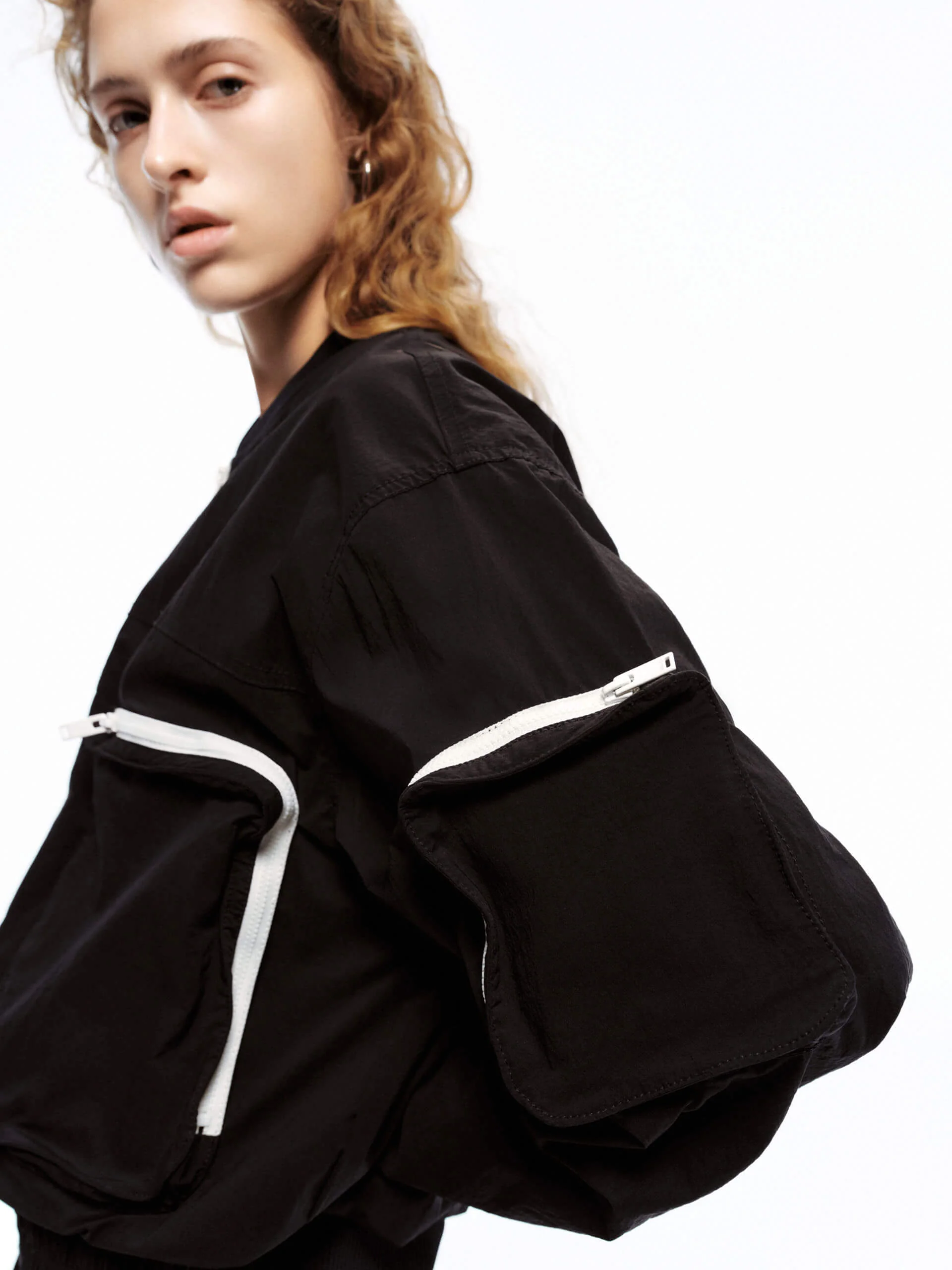 Front Pocket Zipper Jacket - Image 11
