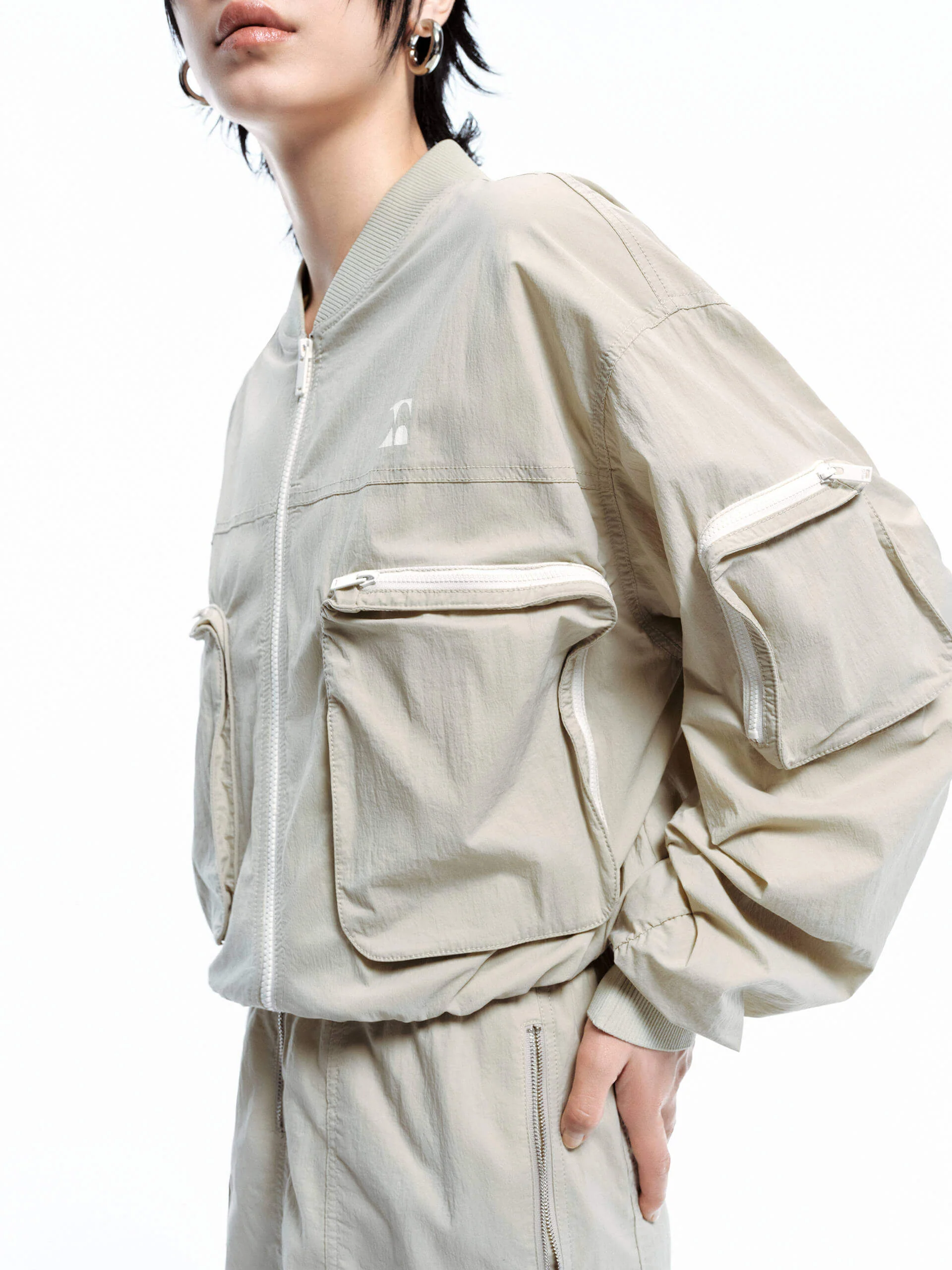 Front Pocket Zipper Jacket - Image 2