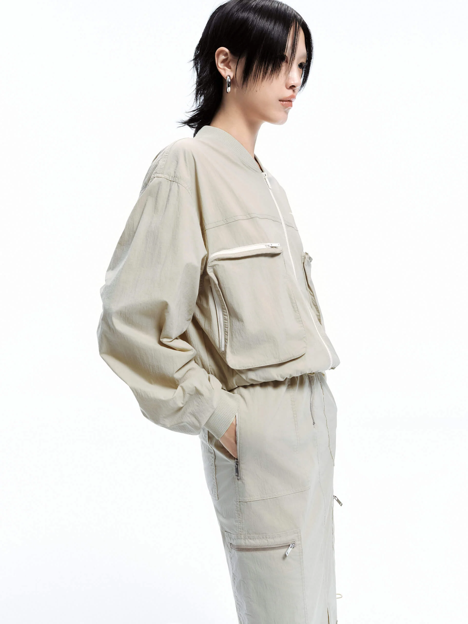 Front Pocket Zipper Jacket - Image 6