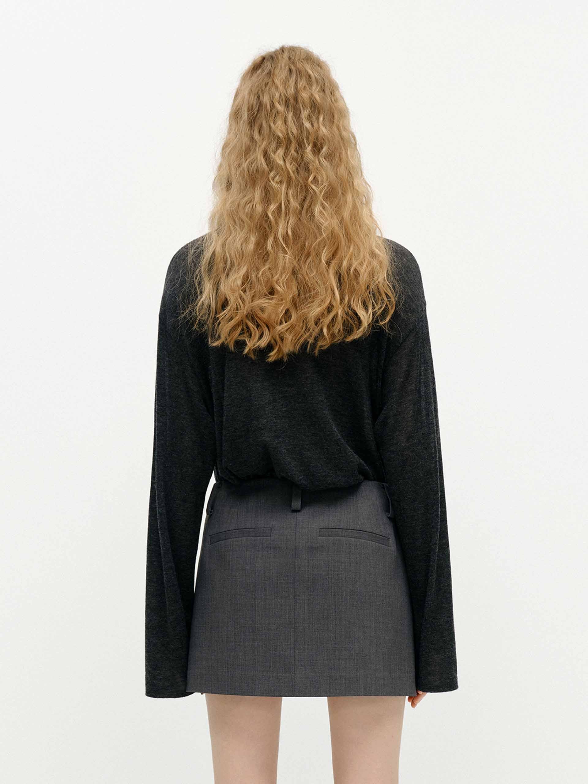 Front Print Wool Sweater - Image 3