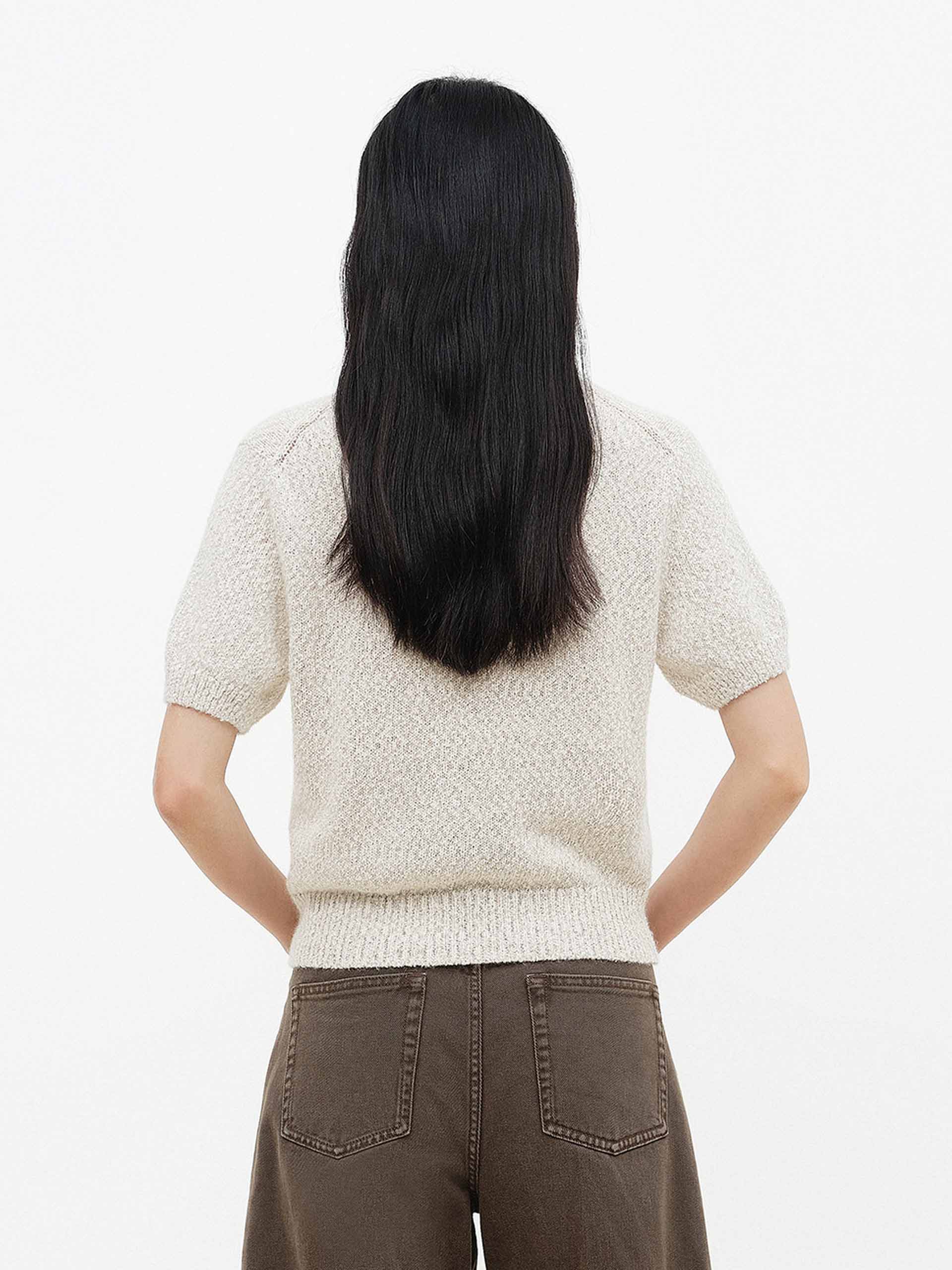 Front Tie Short Sleeves Top - Image 14