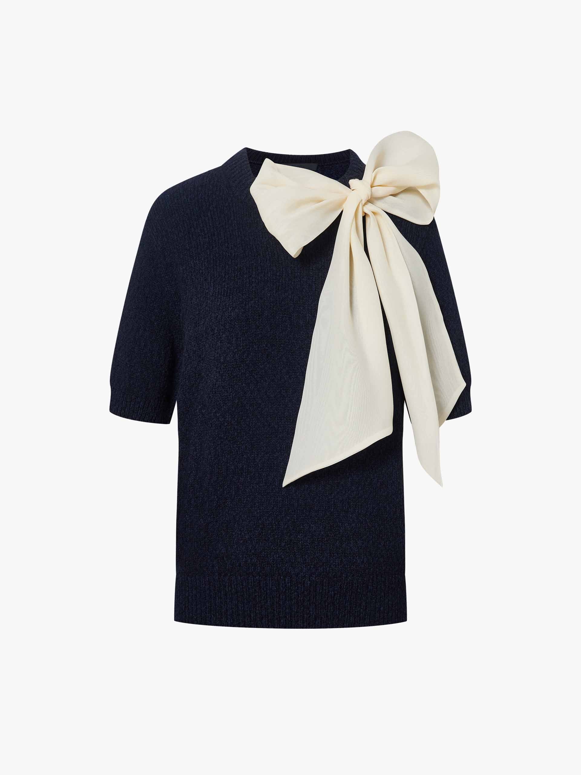 Front Tie Short Sleeves Top - Image 5