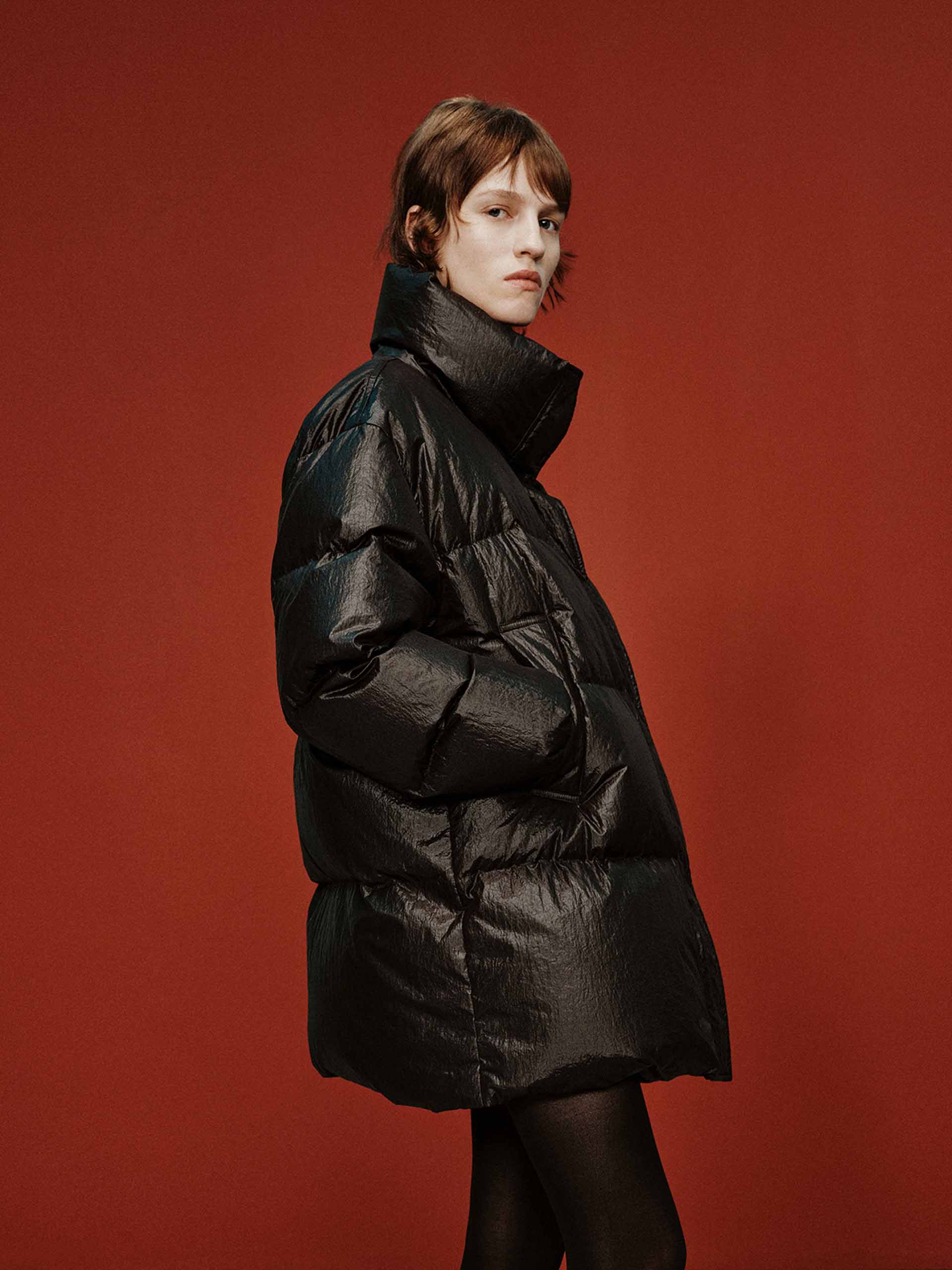 Funnel Neck Down Jacket - Image 11