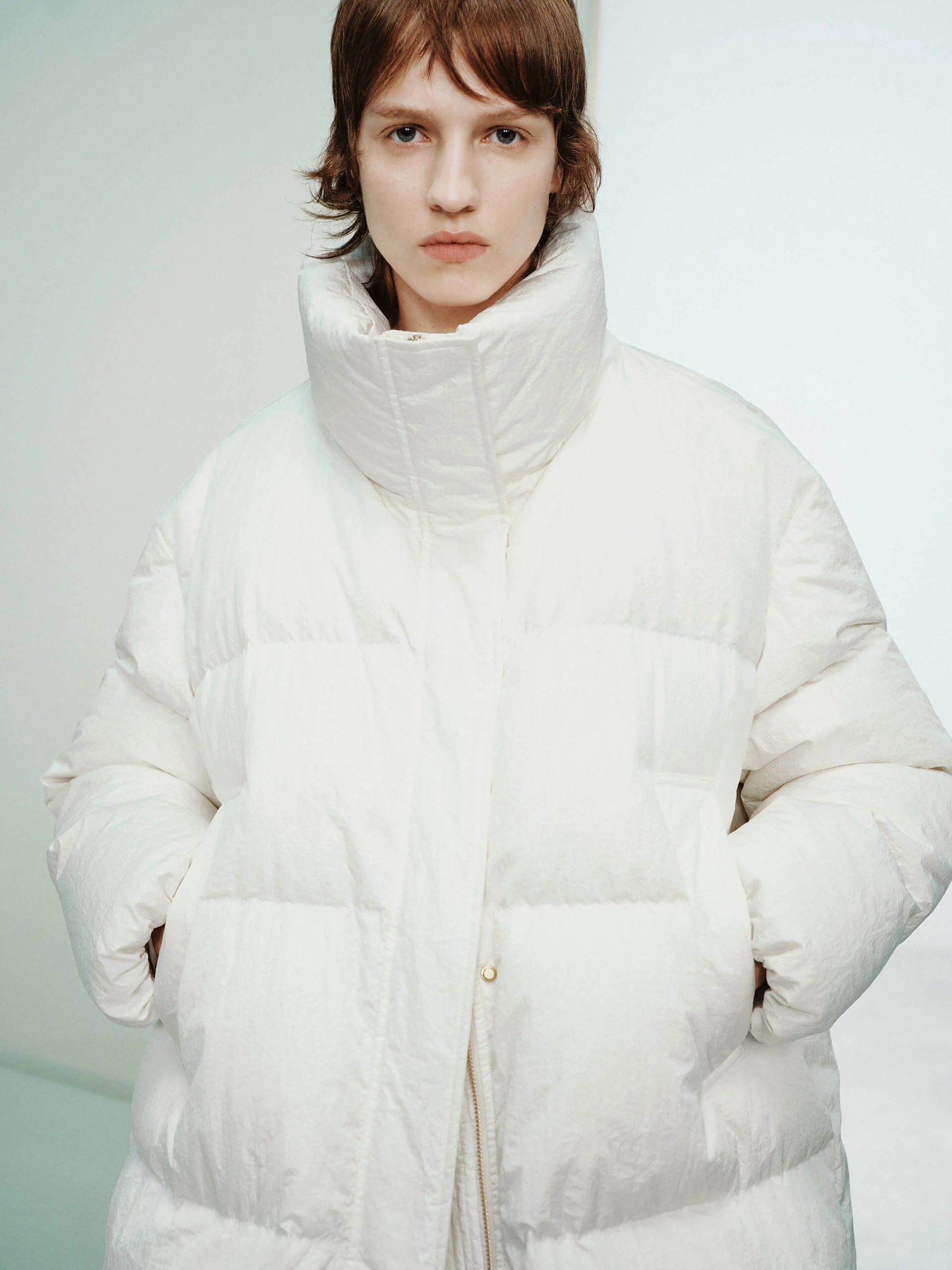 Funnel Neck Down Jacket - Image 3