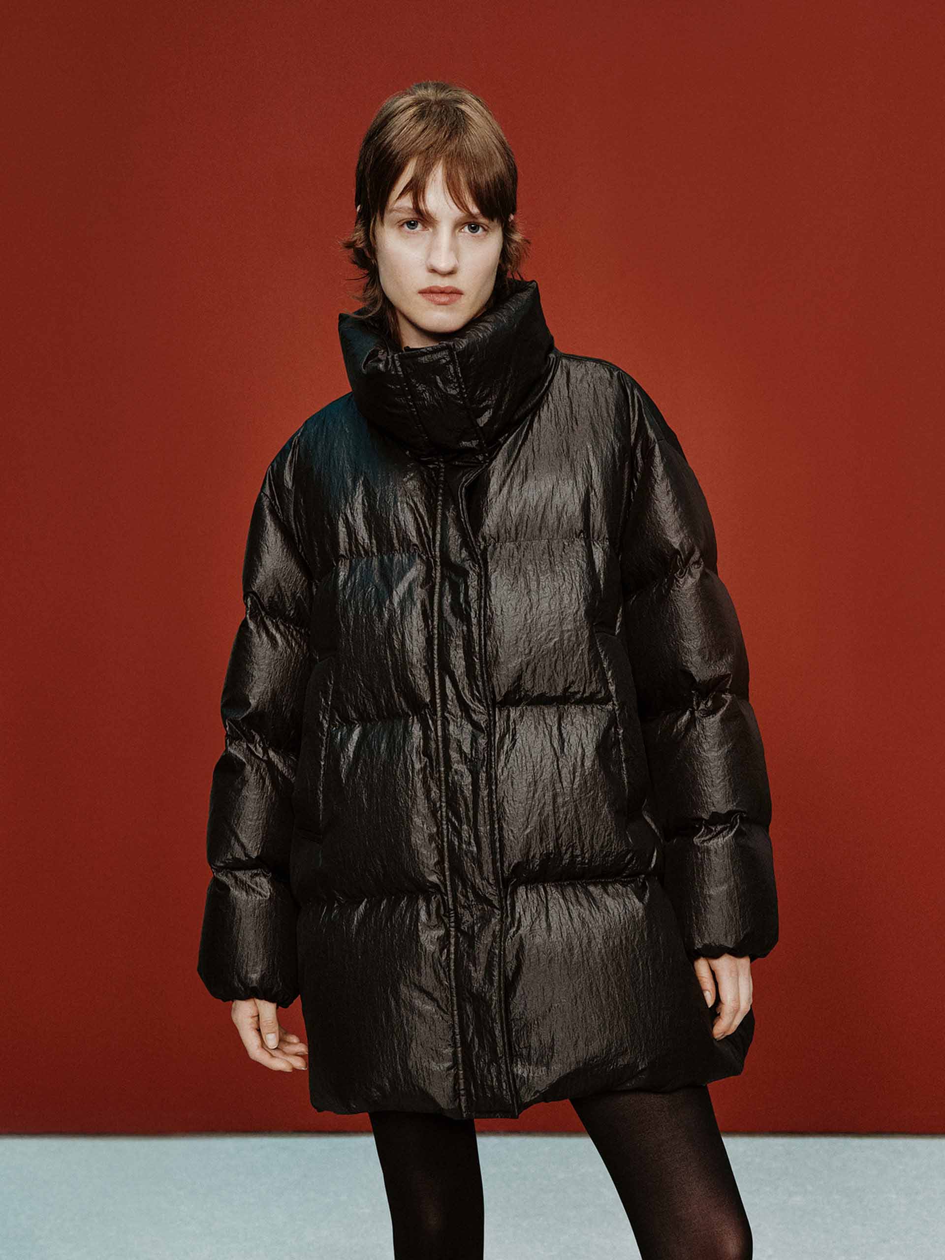 Funnel Neck Down Jacket - Image 9