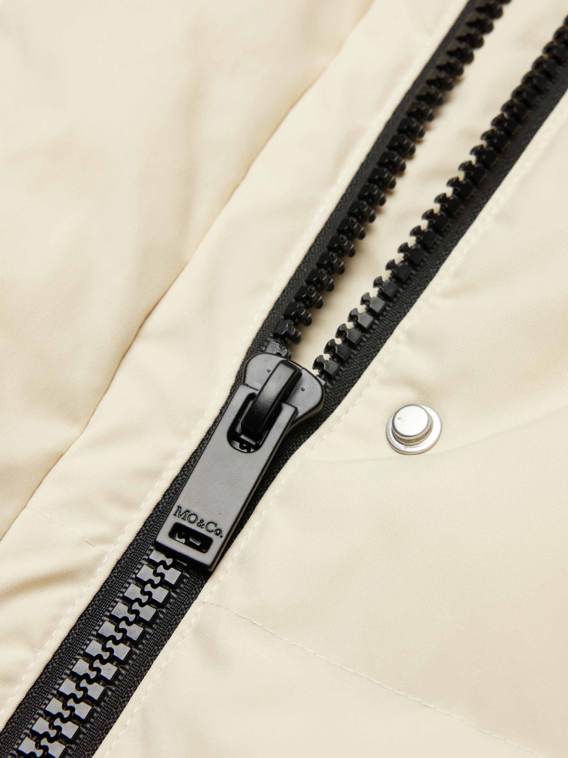 Funnel Neck Long Down Jacket - Image 16