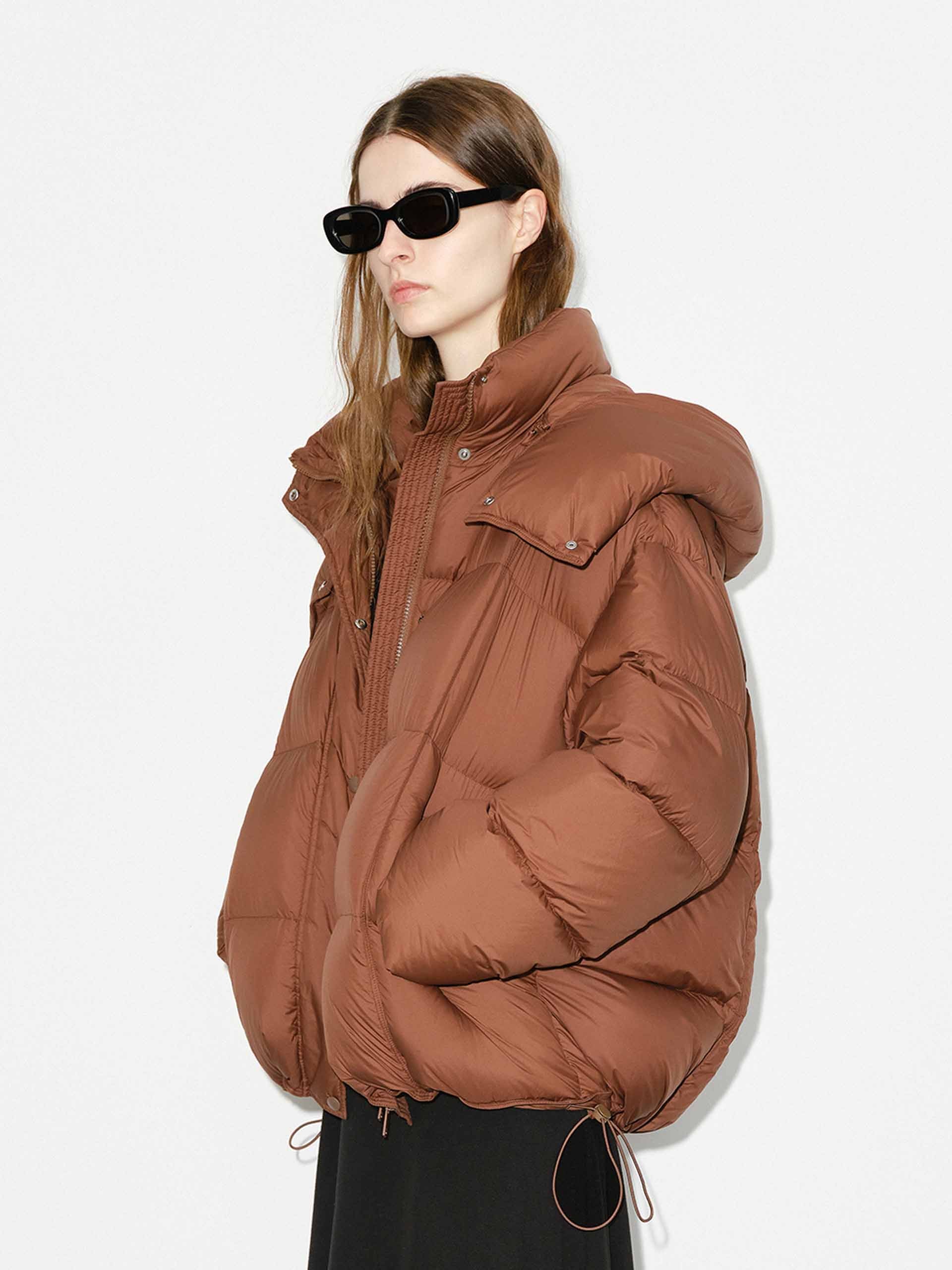 Funnel Neck Puffer Jacket - Image 7