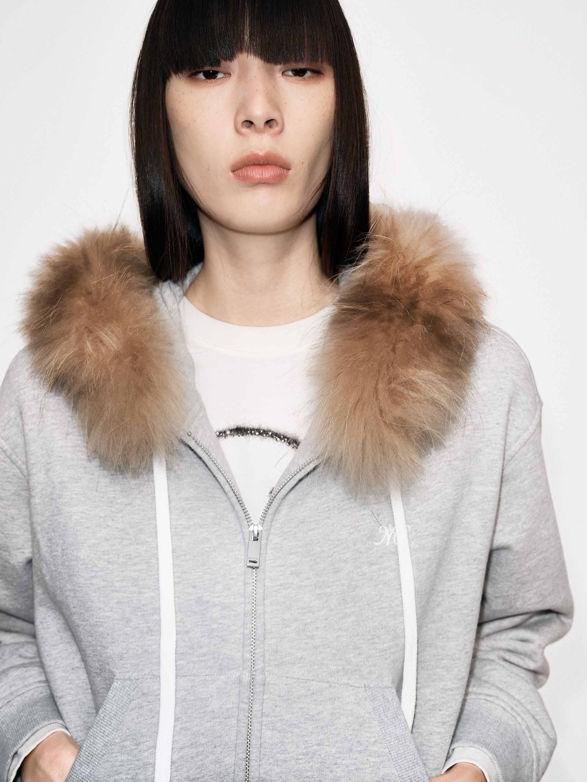 Fur Collar Hooded Jacket - Image 9