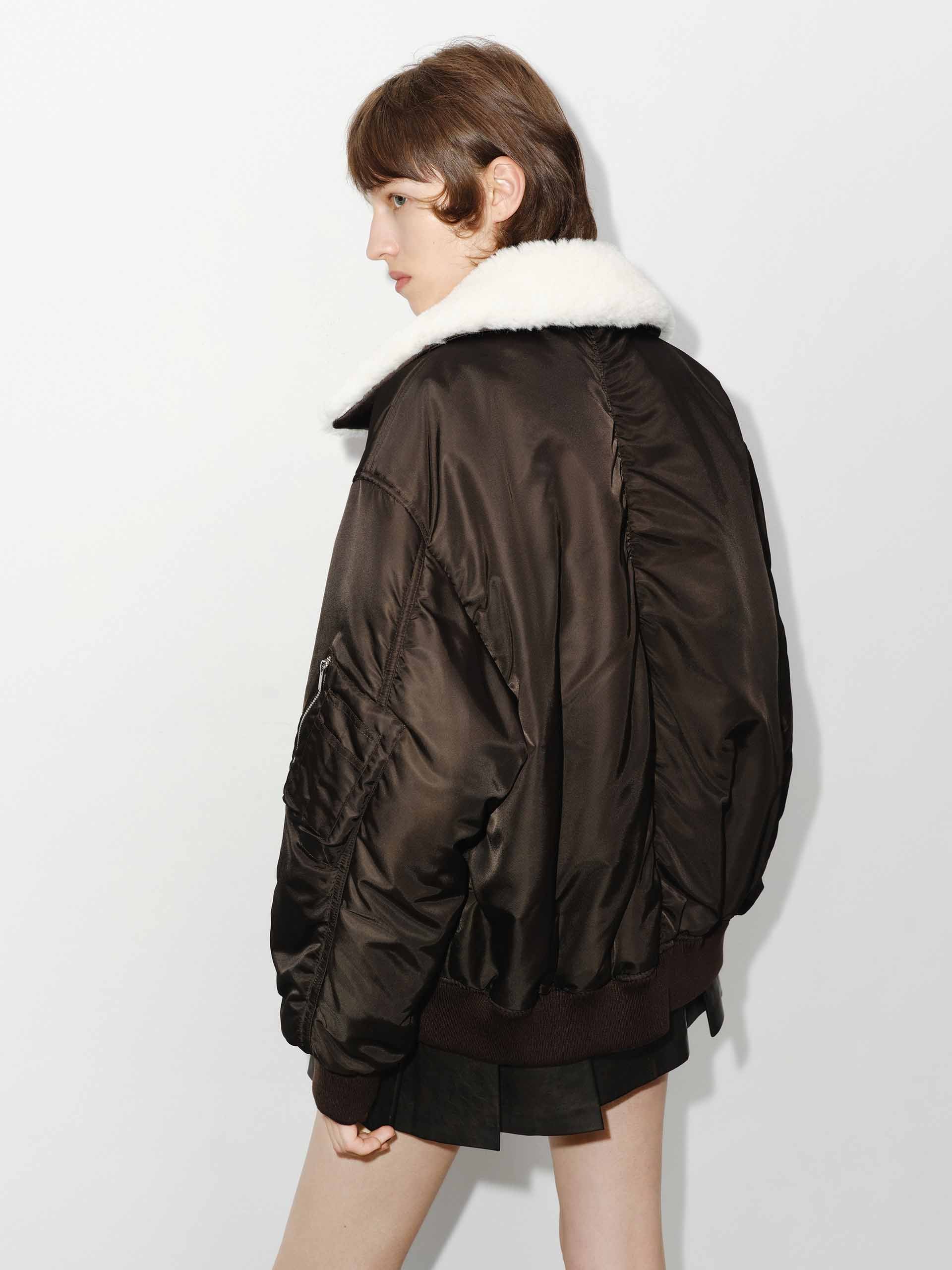Fur Collar Quilted Jacket - Image 3