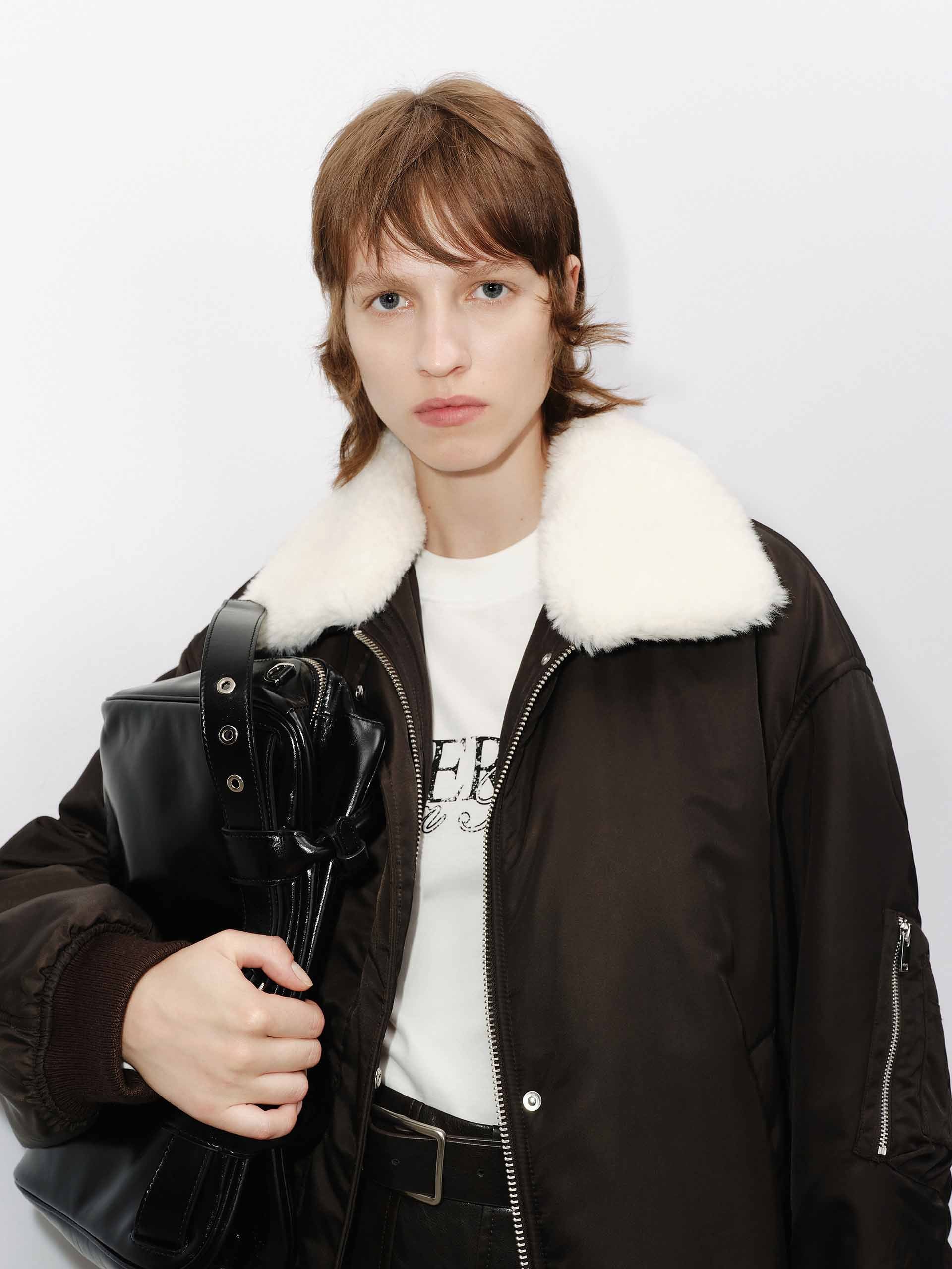 Fur Collar Quilted Jacket - Image 6