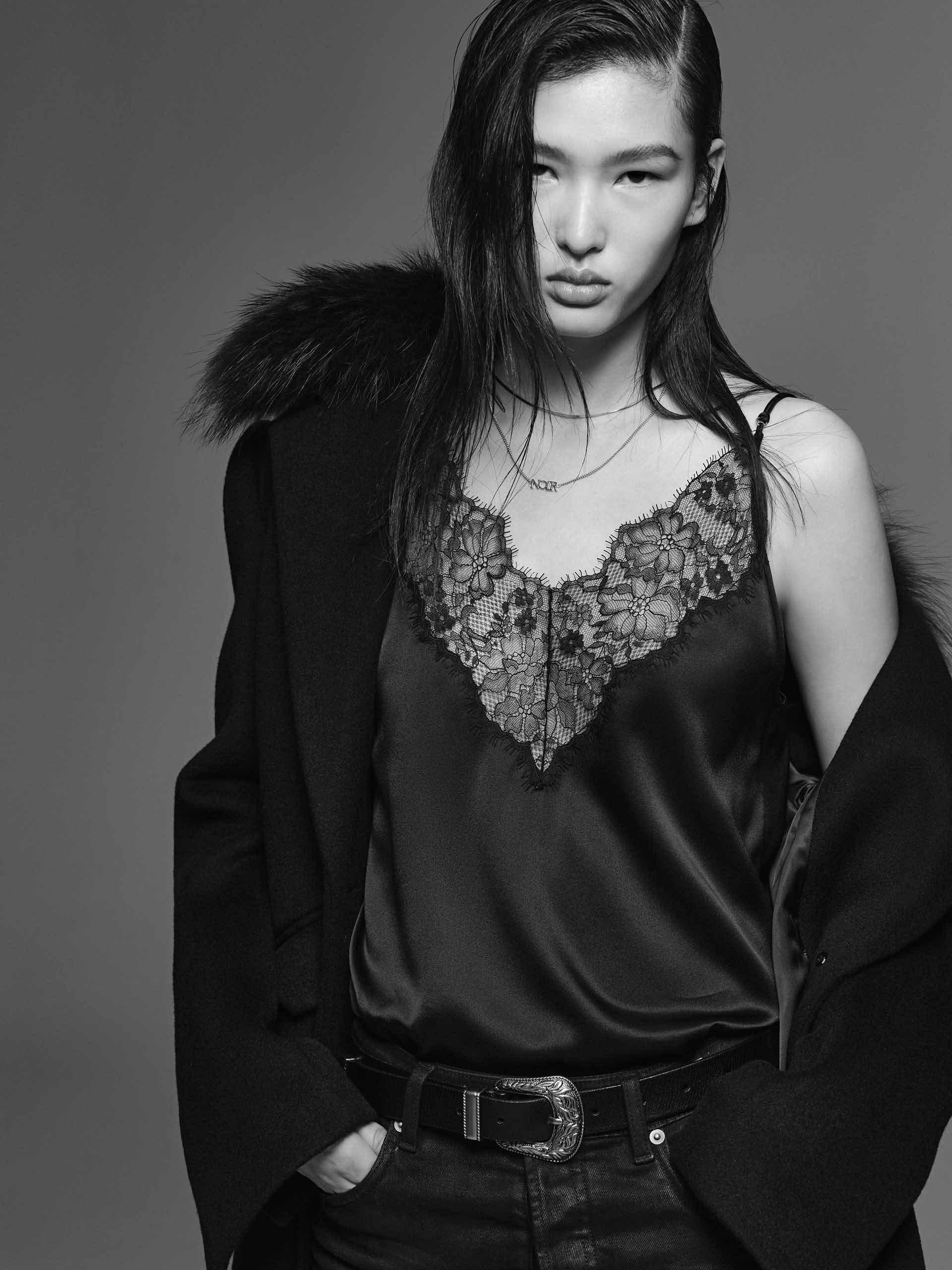 Fur Collar Structured Coat - Image 3