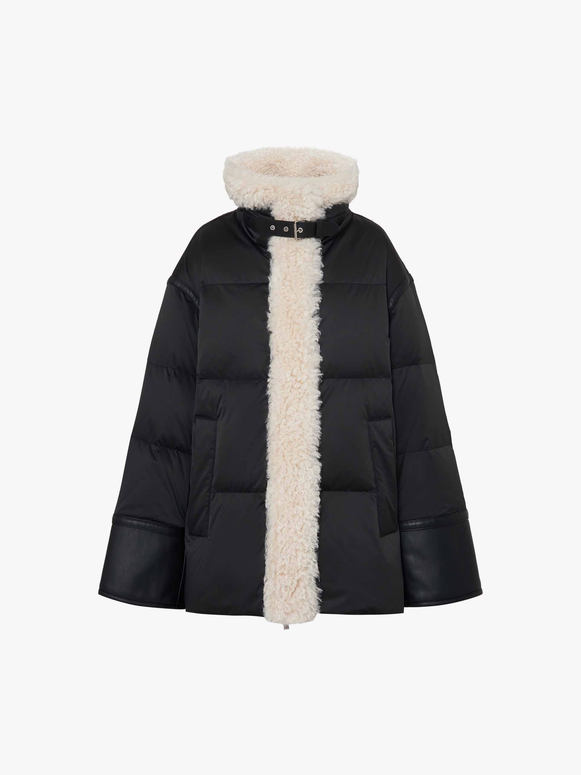 Fur Trim Quilted Down Jacket - Image 13