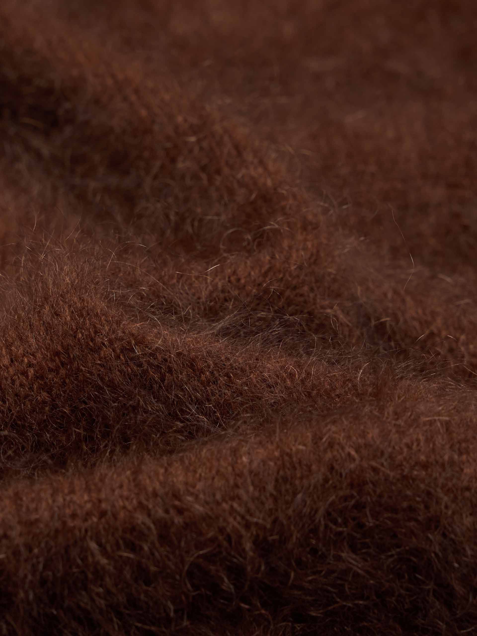 Furry Touch Knitted Cardigan - Image 10