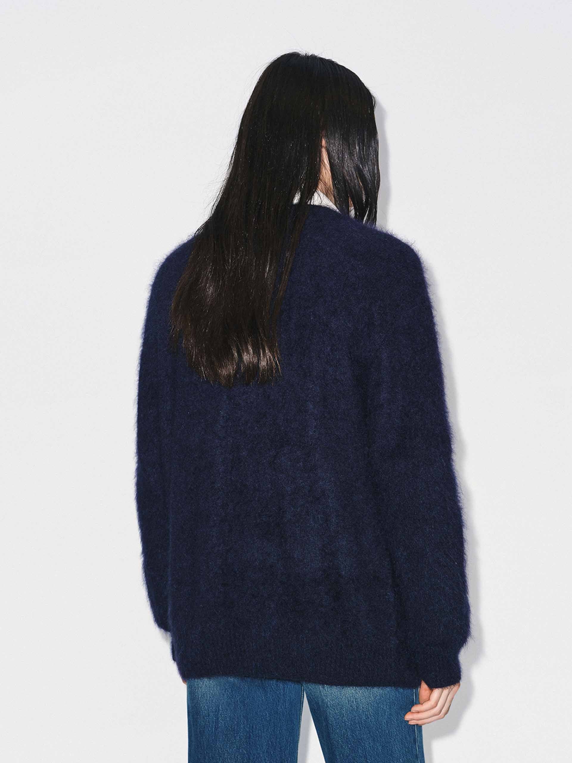 Furry Touch Knitted Cardigan - Image 4